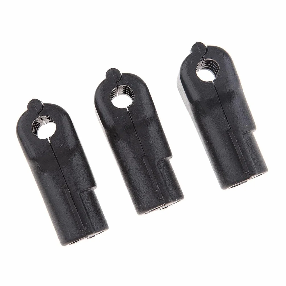 100 Pezzi Blocco di Fermo Antifurto Lucchetto per Gancio Serratura per Espositori di Chiusura Efficace Adatto per Pannelli E, Nero, 5 mm