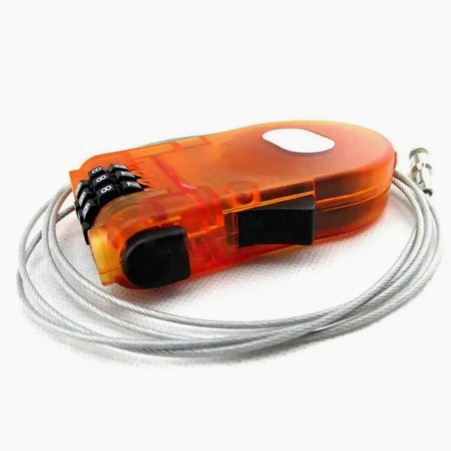 Combinazione di chiusura con cerniera bagaglio valigia scatola da viaggio codice a 3 cifre password lucchetto MMS39 1 pz(Orange)