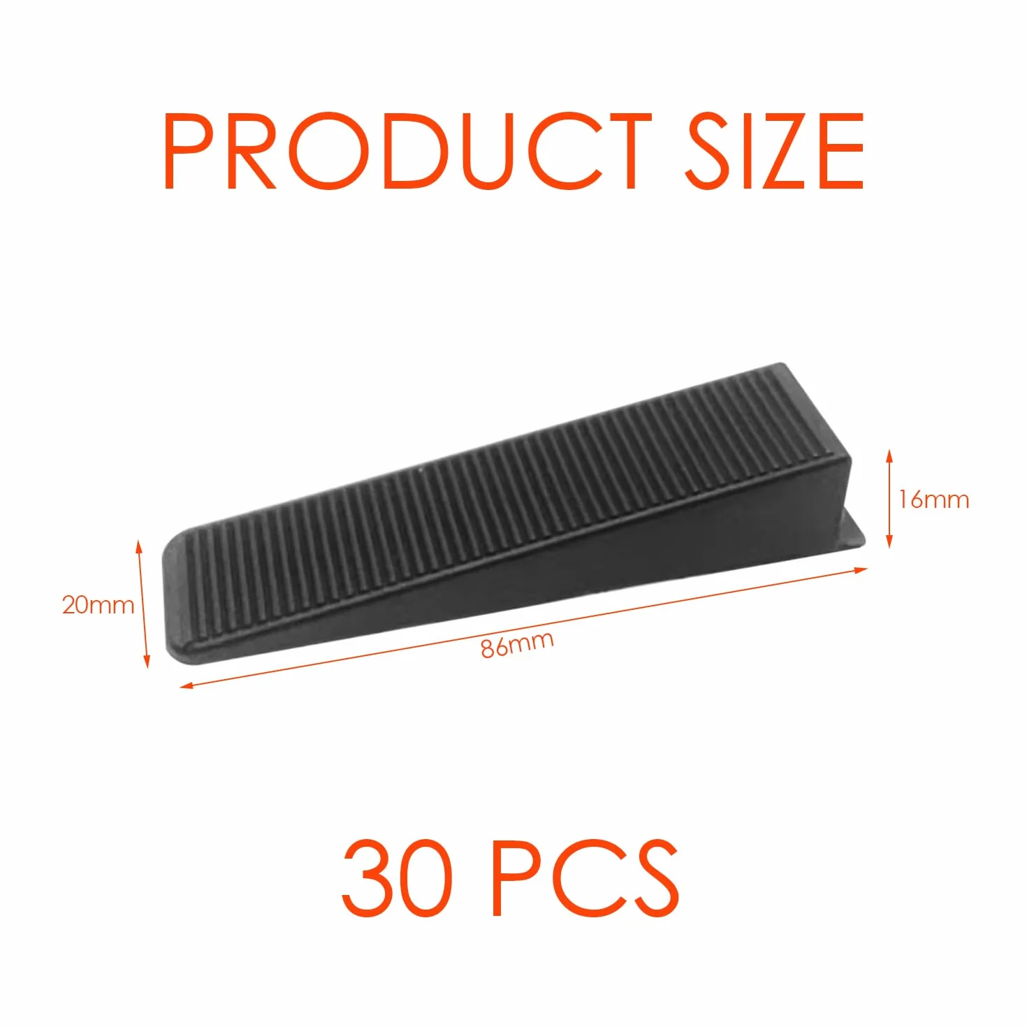 Clip Trasversale in Plastica per Piastrelle di Ceramica, 30 Pezzi Livellatore per Pavimenti e Rivestimenti