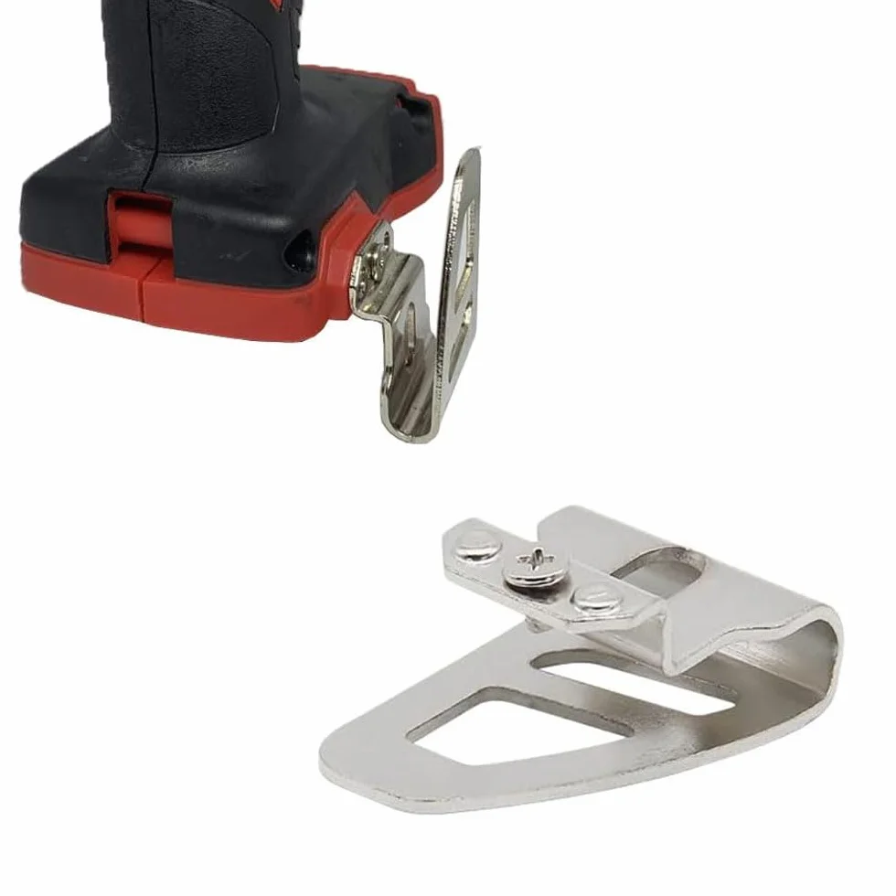 Ganci per cintura in acciaio inox compatibili Milwaukee M18, clip di ricambio 2604-20 2604-22 2797-22 con viti