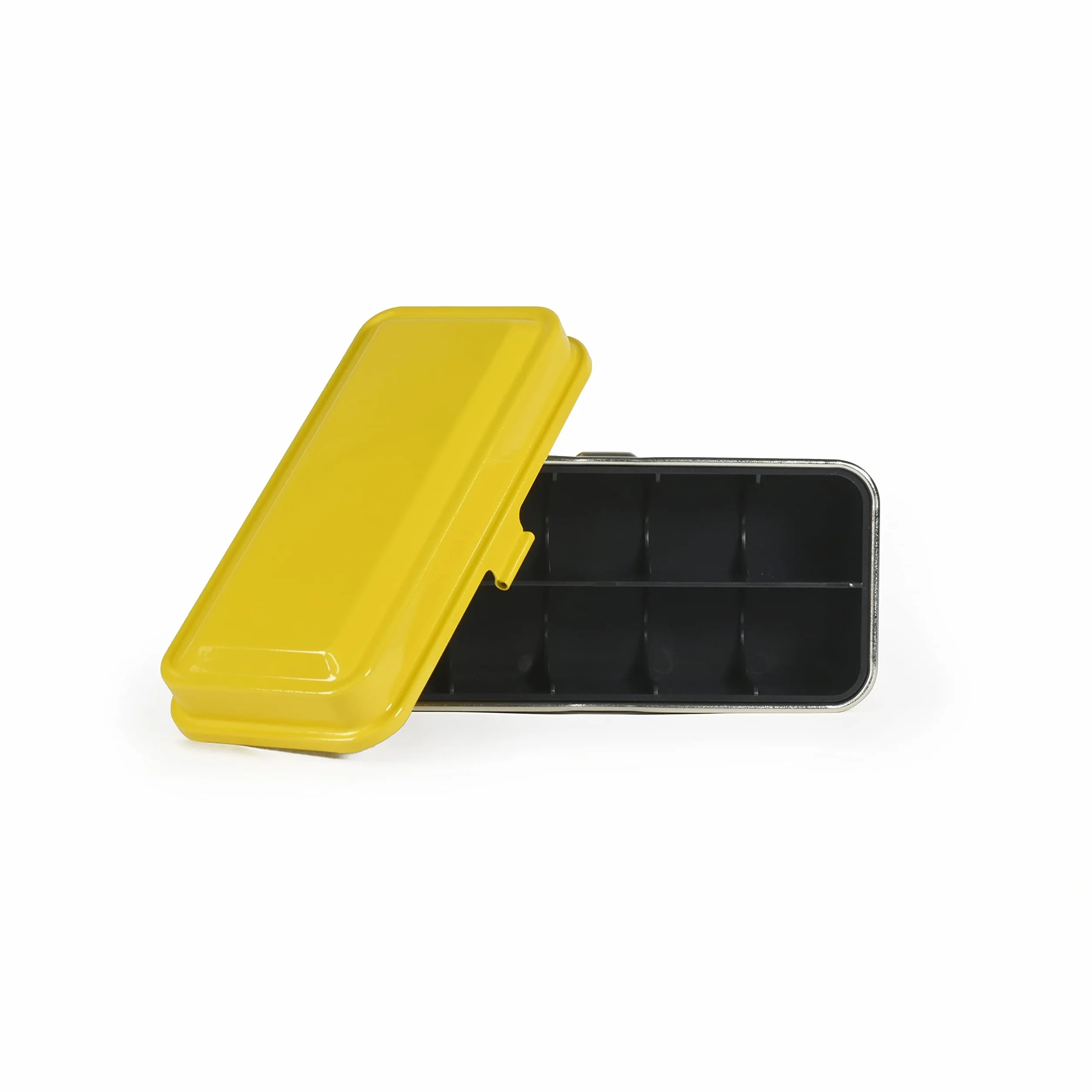 KODAK 120/135 - Custodia per 8 rotoli da 120 pellicole / 10 rotoli di pellicole da 35 mm, retro in acciaio per ordinare e proteggere la pellicola (giallo)(film non inclusi)