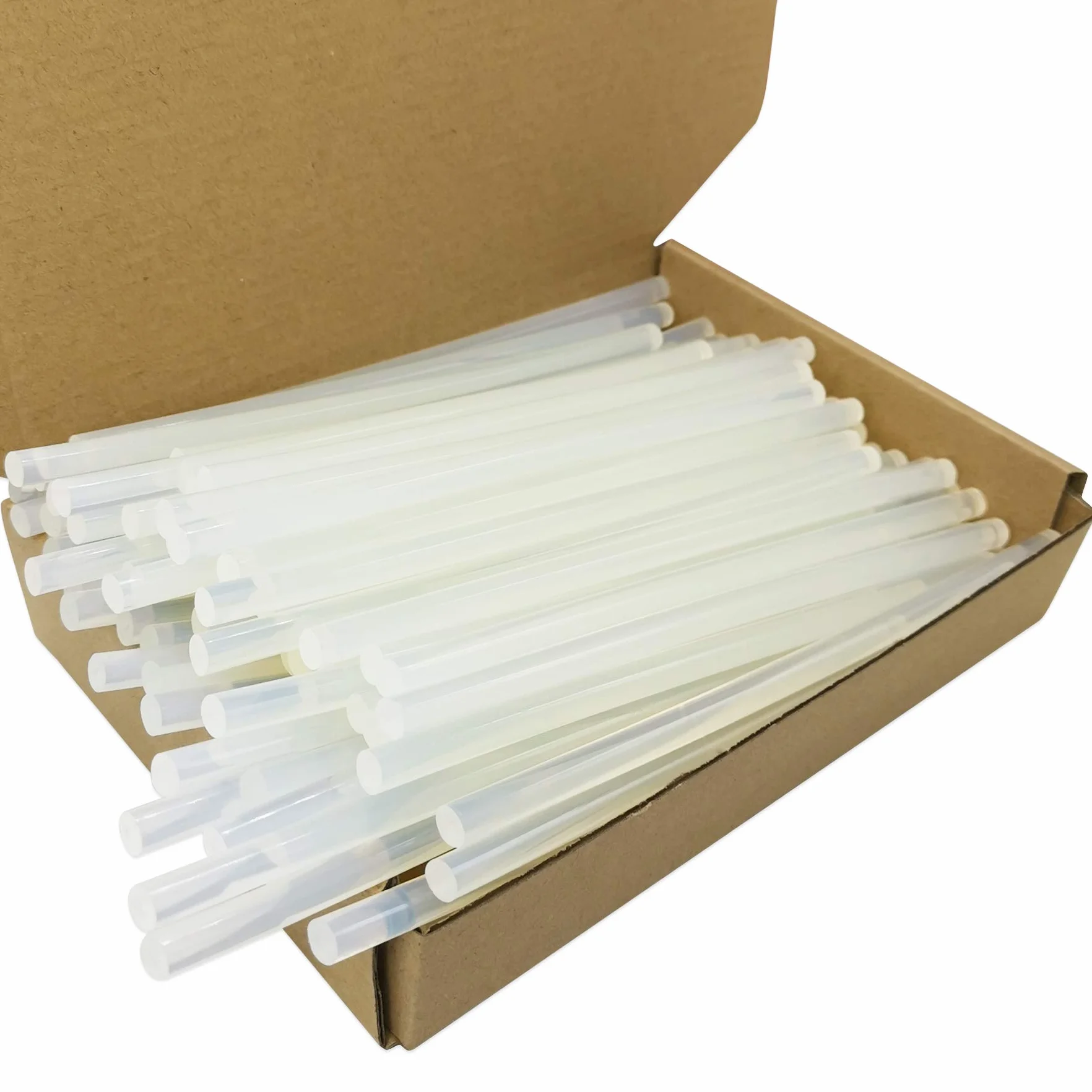 Bastoni per Colla a Caldo 7x180mm Trasparente Adesivo 7mm Pistola per Colla a Caldo Confezione da 110
