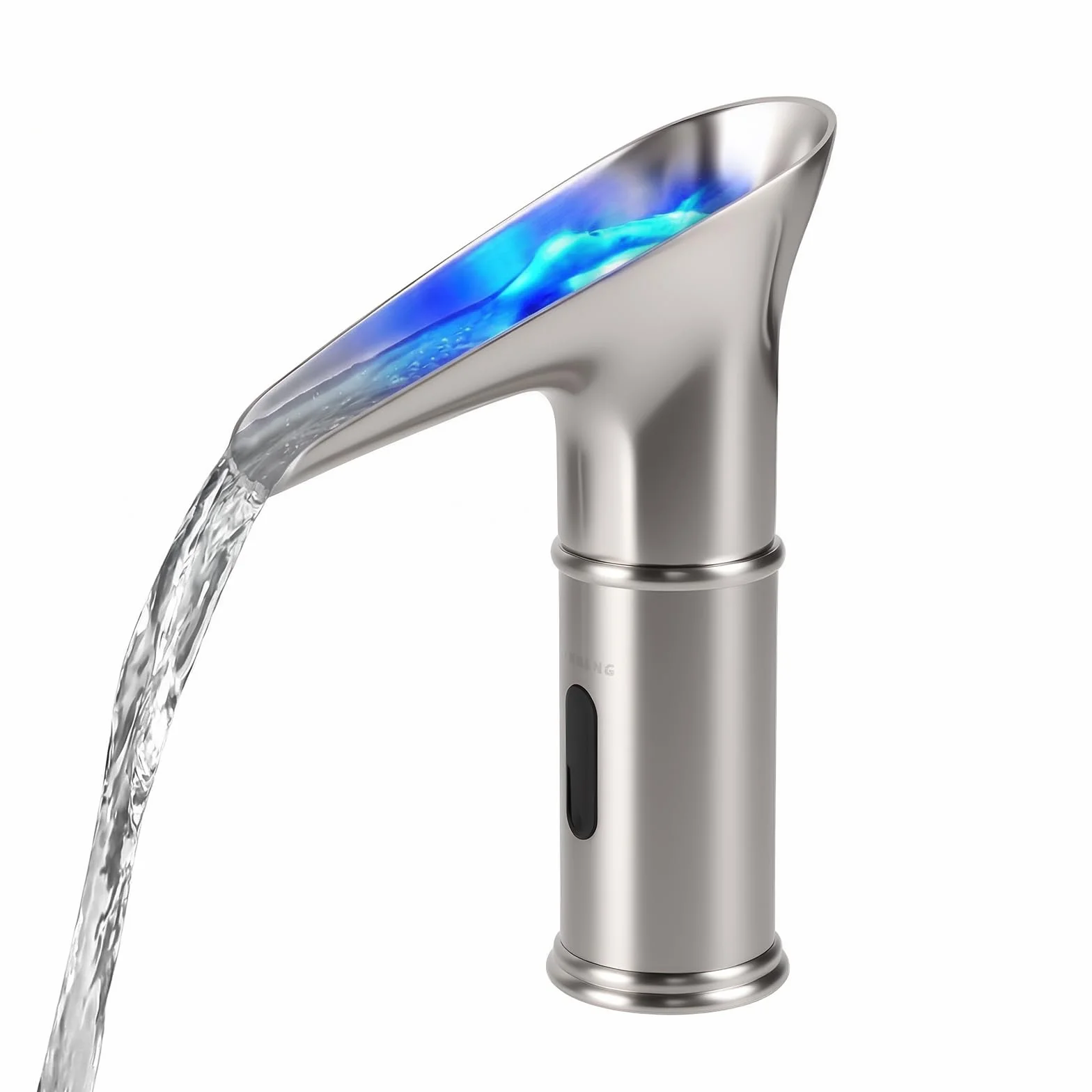 Rubinetto automatico del miscelatore sensore LED freddo e caldo senza contatto DC 3 Colore