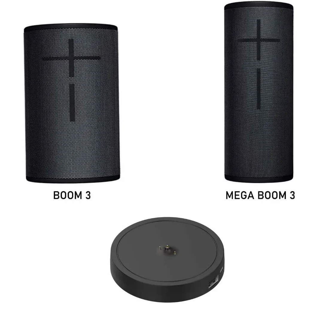 Base di ricarica per Caricabatterie di ricambio compatibile con Ultimate Ears UE BOOM 3,Megaboom 3,BLAST,MEGABLAST Altoparlante Portatile