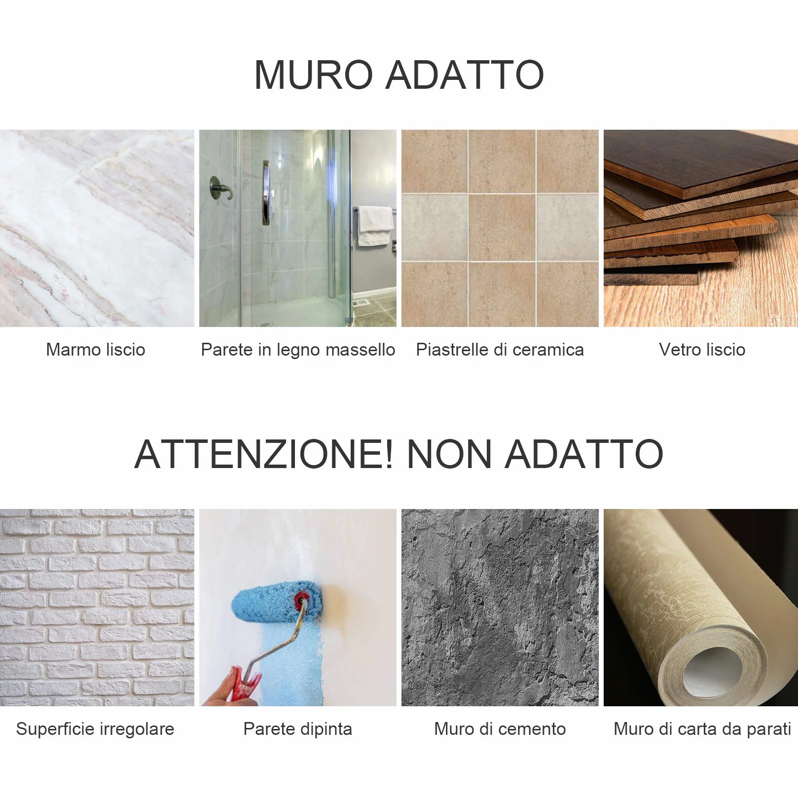 ZUNTO Portasciugamani 40CM Autoadesivo Acciaio Inossidabile