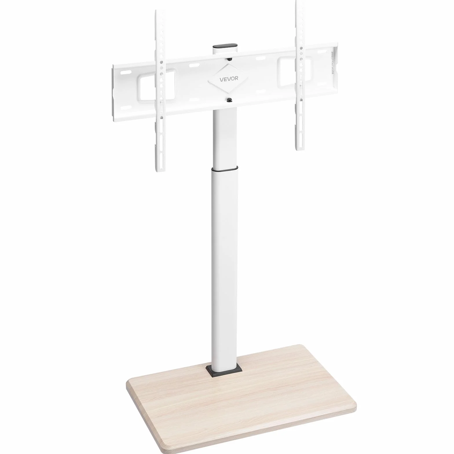 VEVOR Carrello Porta TV con Ruote per Schermo da 812,8-1778 mm Carico max. 45 kg Carrello Porta TV Rotazione Sinistra-Destra 25° Altezza Regolabile con Ripiano per Angolo da Casa Ufficio