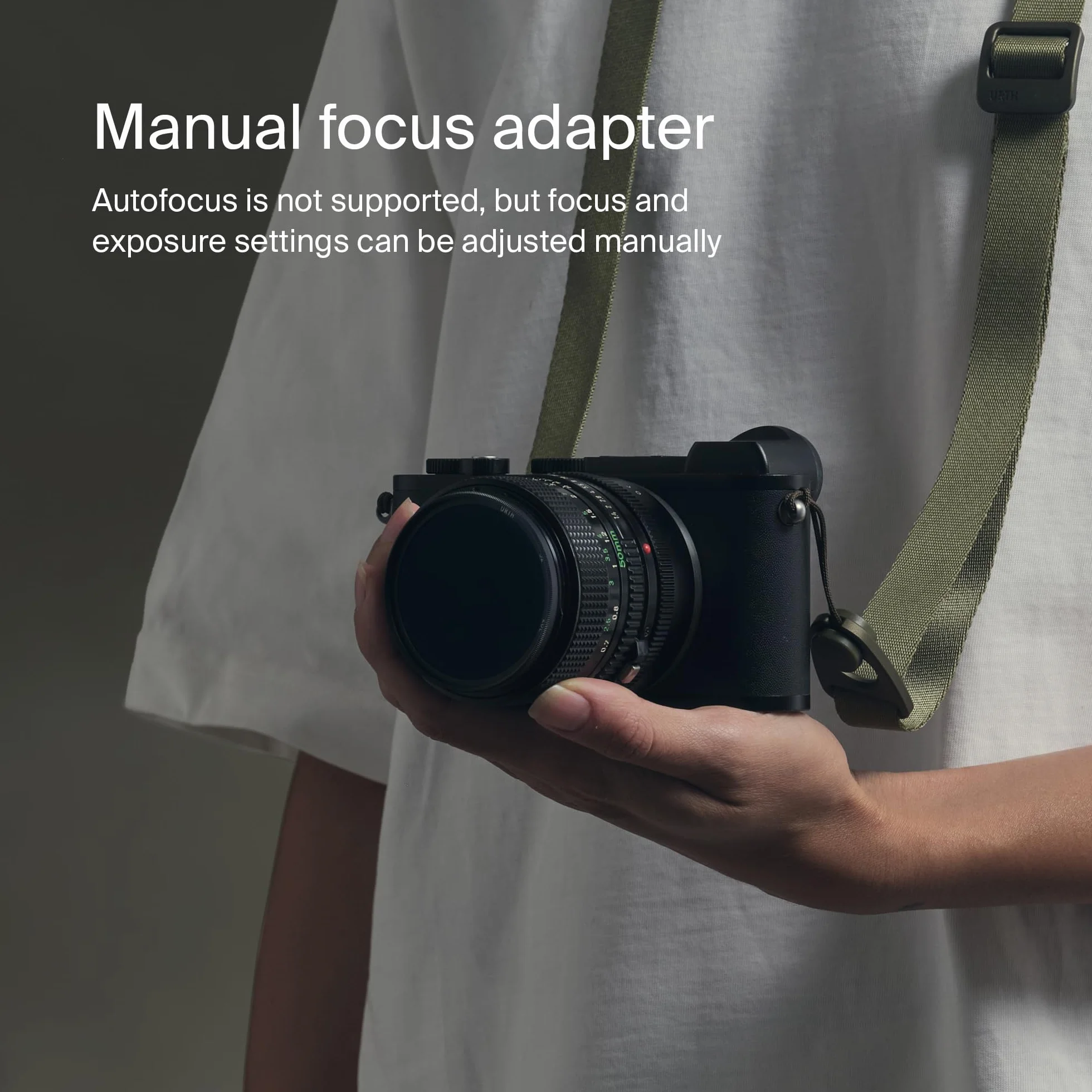 Urth Adattatore Innesto Obiettivo (Manuale): Compatibile con M39 Obiettivo to Leica M Corpo Macchina (50-75 mm Linee del Mirino)