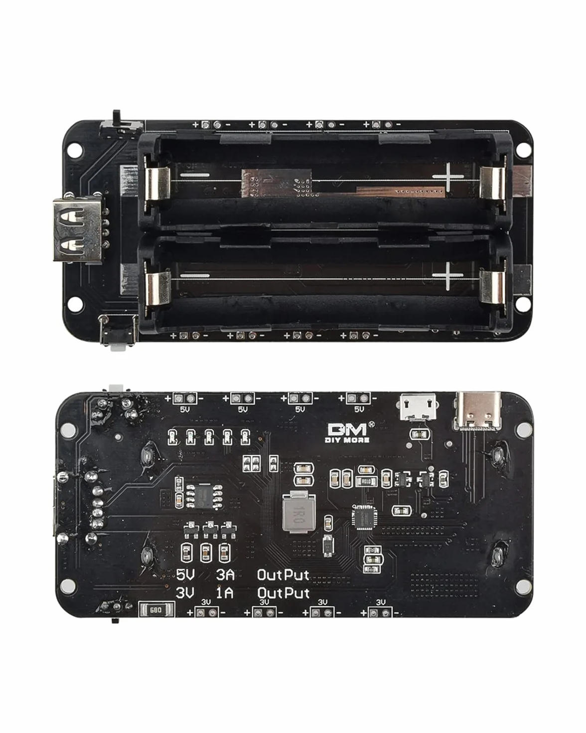 diymore 2 batterie Shield V8 3 V 5 V Micro USB tipo C USB compatibile per ESP32 per ESP8266 WiFi