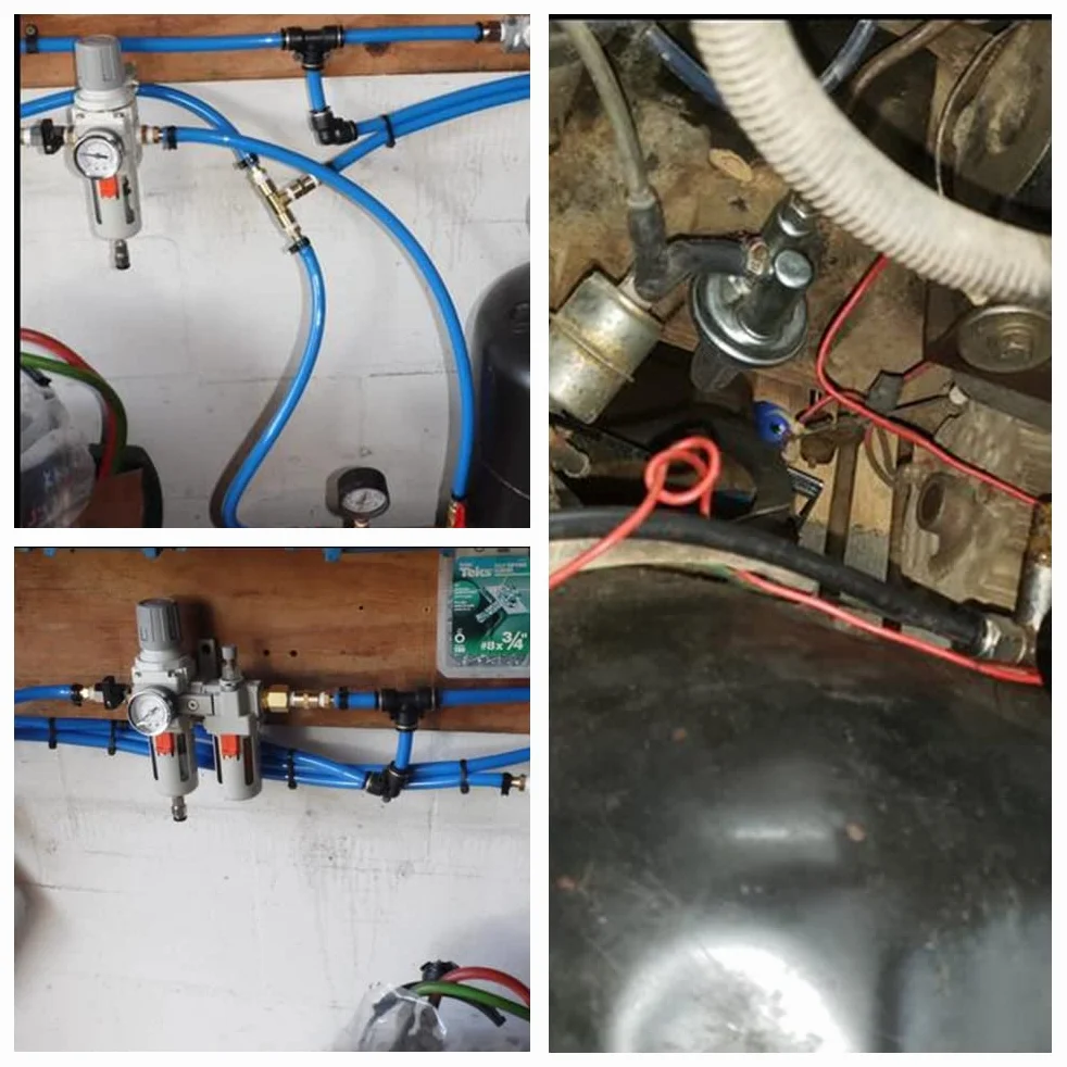 Tubo Pneumatico Aria Compressa 8mm Diametro Esterno 5mm Diametro Interno PU Poliuretano Nero 20m