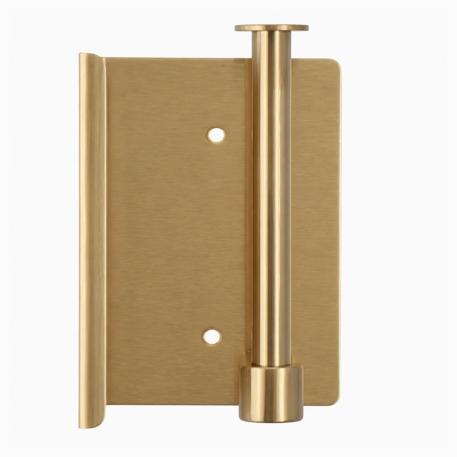 Porta carta igienica in acciaio inox 201 con ripiano | Oro, acciaio inossidabile 201, for bagno, cucina, camera da letto: mensola for telefono a parete