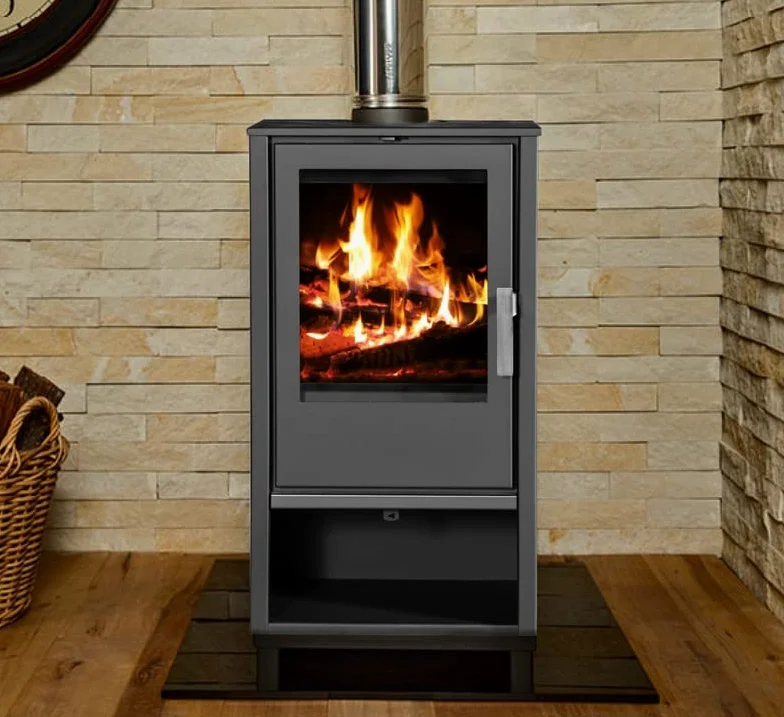 VICTORIA-05 EEK A+ - Stufa Victoria 05 Capri 7,6 KW, grigio