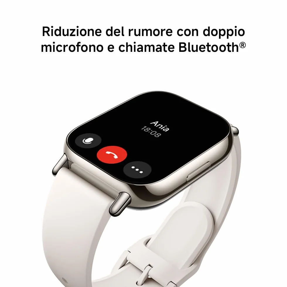 Xiaomi Redmi Watch 5 Lite, Smartwatch con display AMOLED 50mm, GNSS integrato, Chiamate Bluetooth, Autonomia 18 giorni, Resistenza Acqua 5ATM, Monitoraggio Salute e Sonno, 150+ modalità Fitness