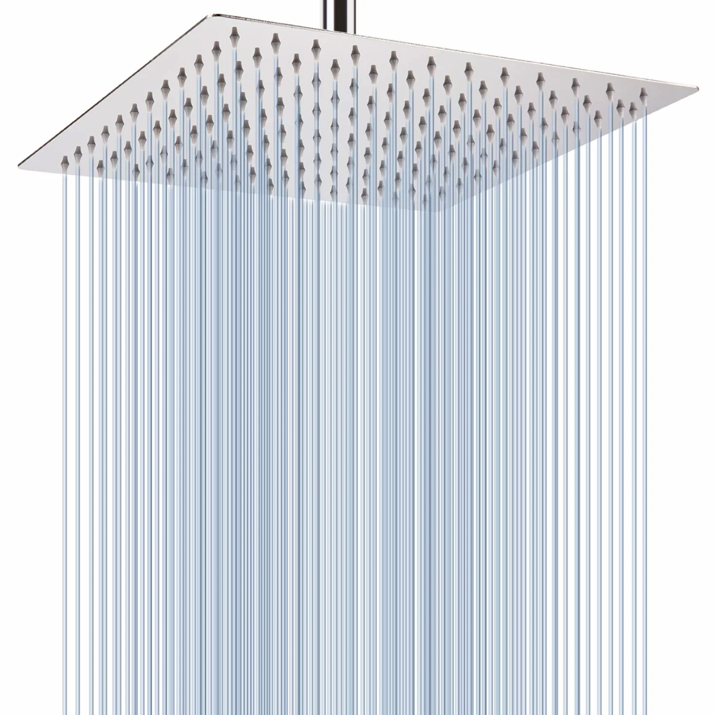 Voolan Soffione Doccia 30cm Inox 304 Alta Pressione Cromo