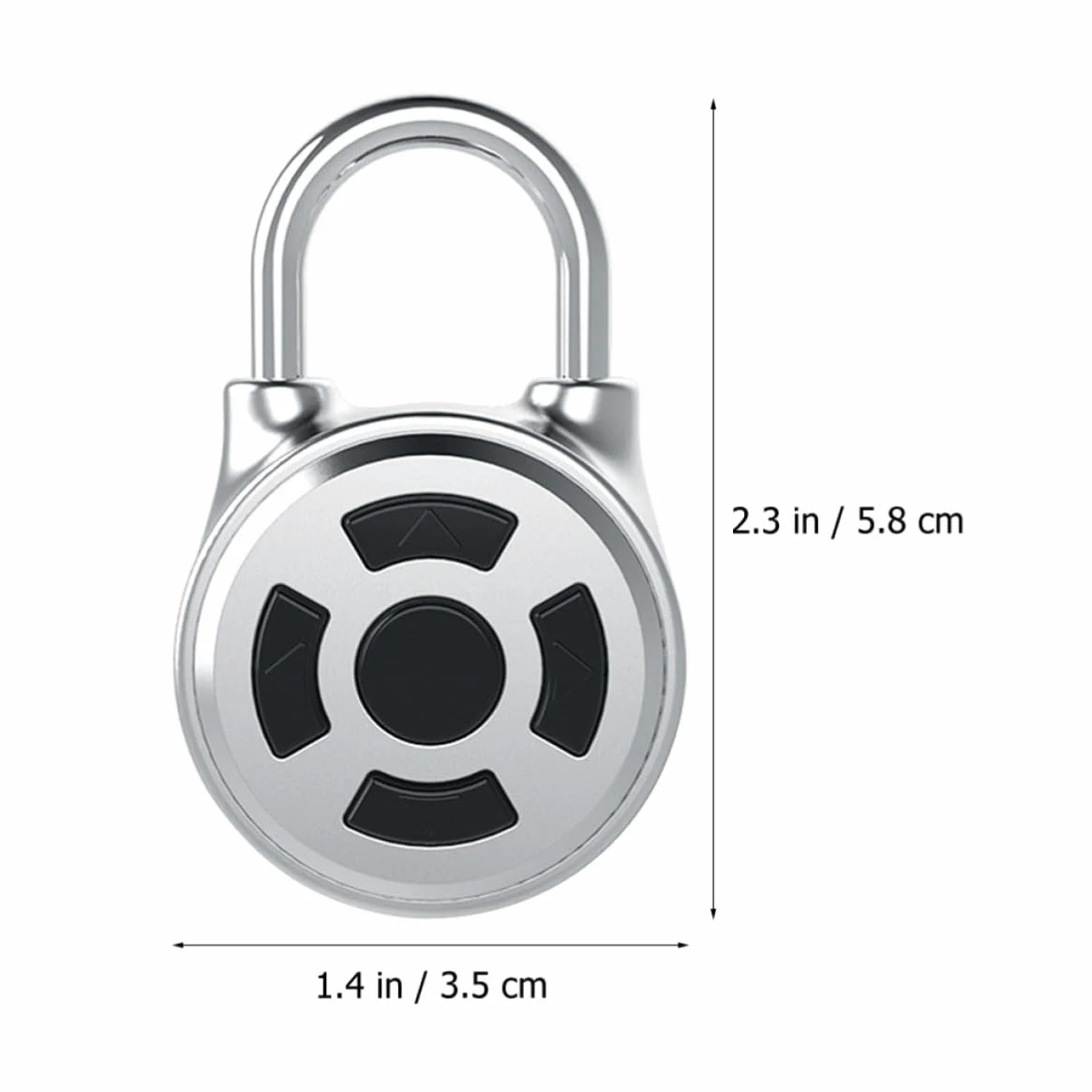 VICASKY Lucchetto per Armadietto Wireless, Lucchetto Combinazione per Valigia, Acciaio Inossidabile e Lega di Zinco, Argento, Controllo App, Sblocco Password, per Armadietto Palestra