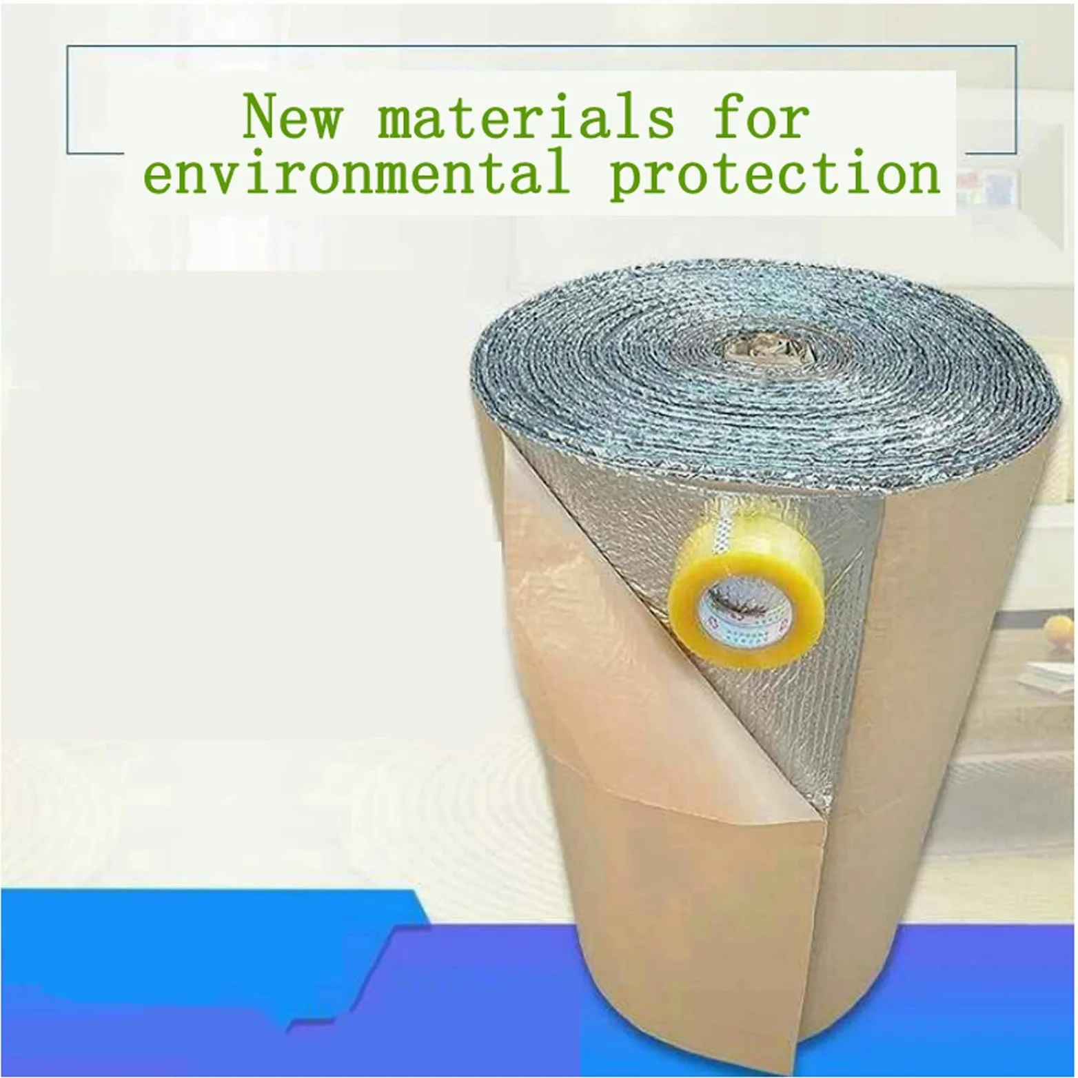 Pannelli Isolanti Termoriflettenti per Termosifoni Pannelli Termoriflettenti per Termosifoni Rotolo Foglio Isolante Termico Adesivo Materiale Isolante per Termosifoni ( Size : 1x7m )