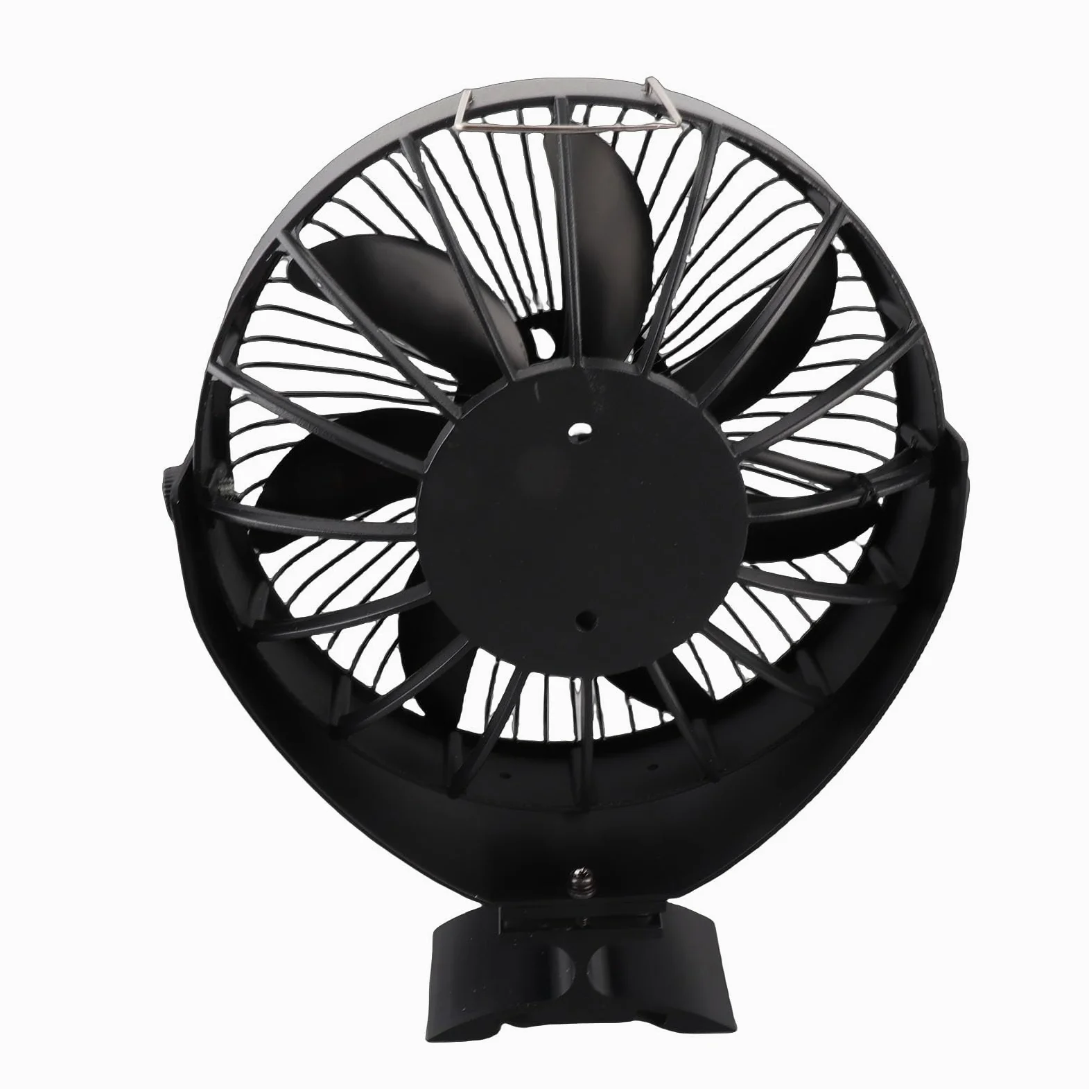 Ventilatore per Stufa a Legna con Calore, Protezione in Lega di Alluminio, Regolazione Manuale 360 Gradi, per Camini e Stufe a Legna