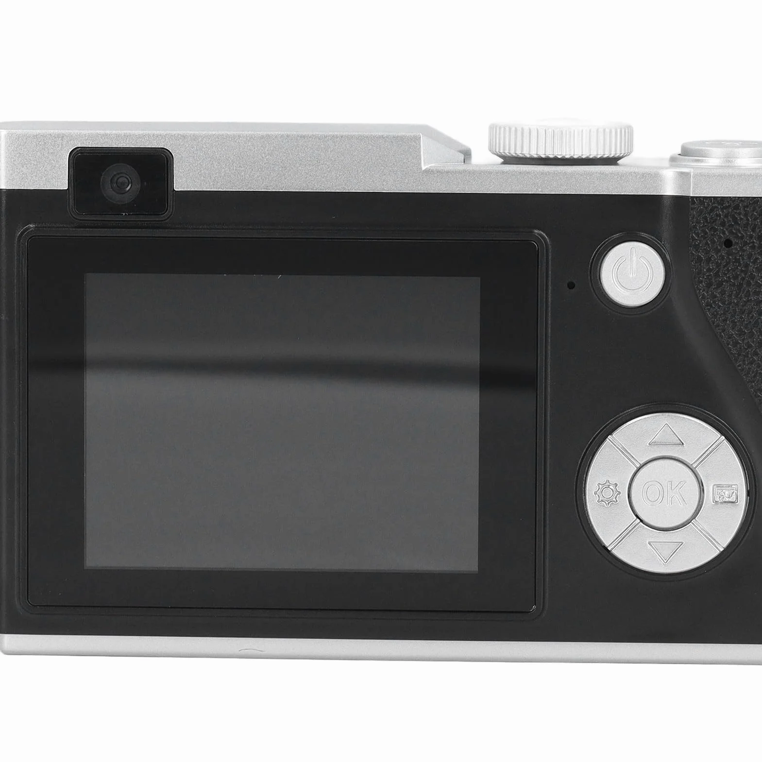 48mp, 1080p, 16x Zoom Fotocamera Digitale Autofocus, Display HD con Luce di Riempimento e Design retrò, Timer Selfie per Viaggi, Time-lapse con Timestamp, Filtri per Cattura del