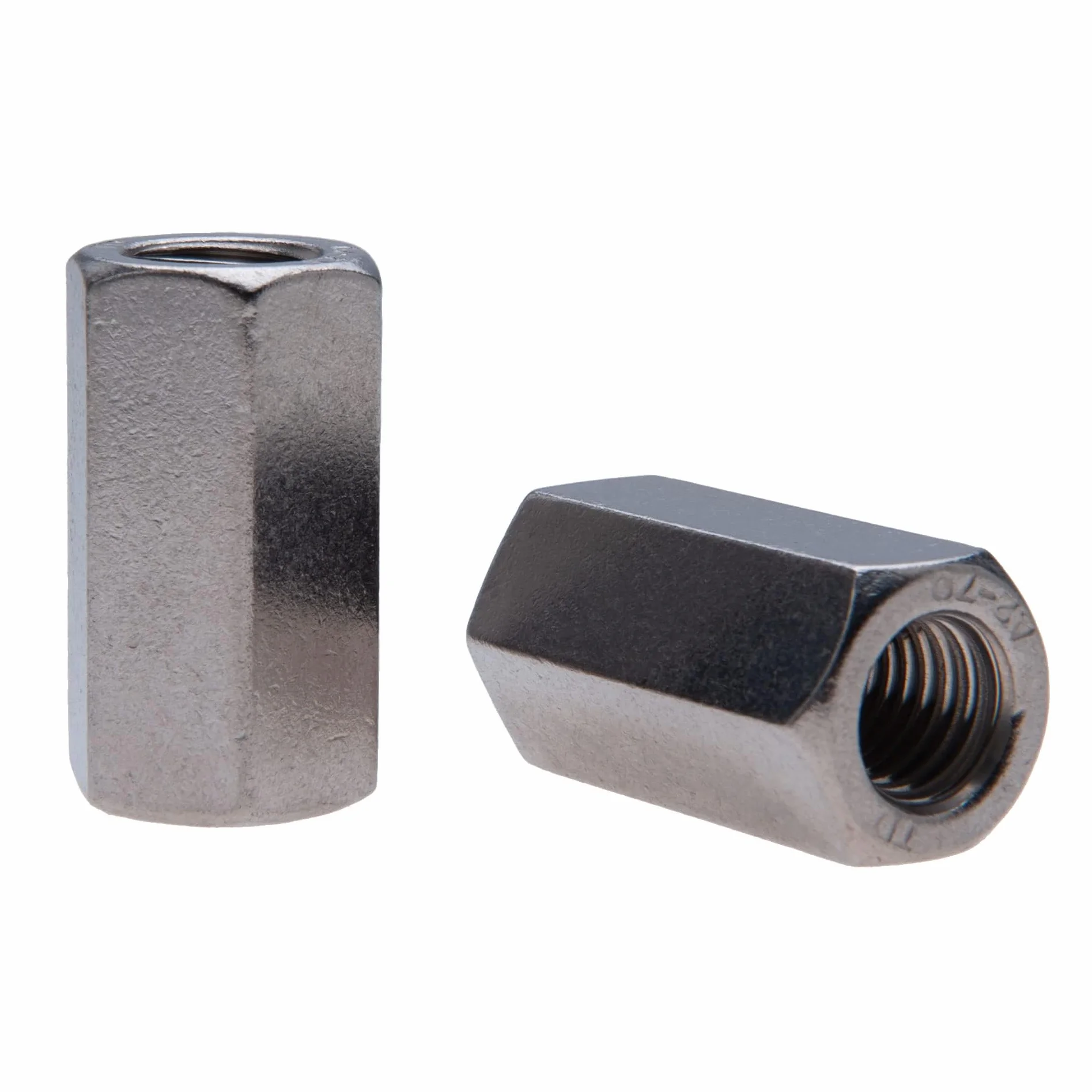 M5 Dadi di Accoppiamento Esagonali 15mm 8mm Acciaio Inossidabile DIN 6334 10 Pezzi