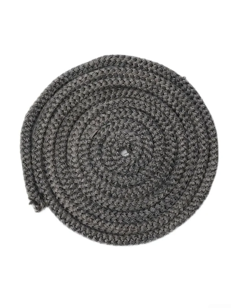 Corda resistente al calore, Guarnizione in corda in fibra di vetro diametro 12 mm nera lunghezza 2-3 m for stufe e caminetti(3m)