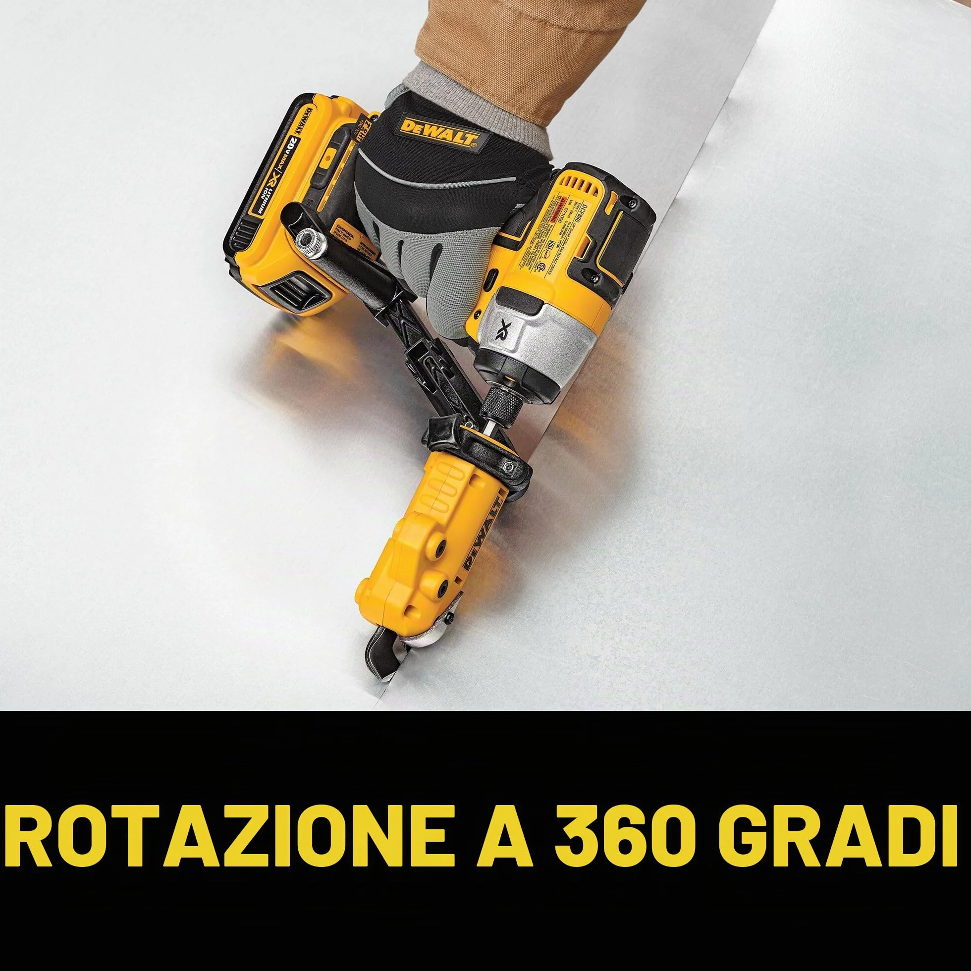 DEWALT DWASHRIR Cesoie in metallo, pronte per l'impatto