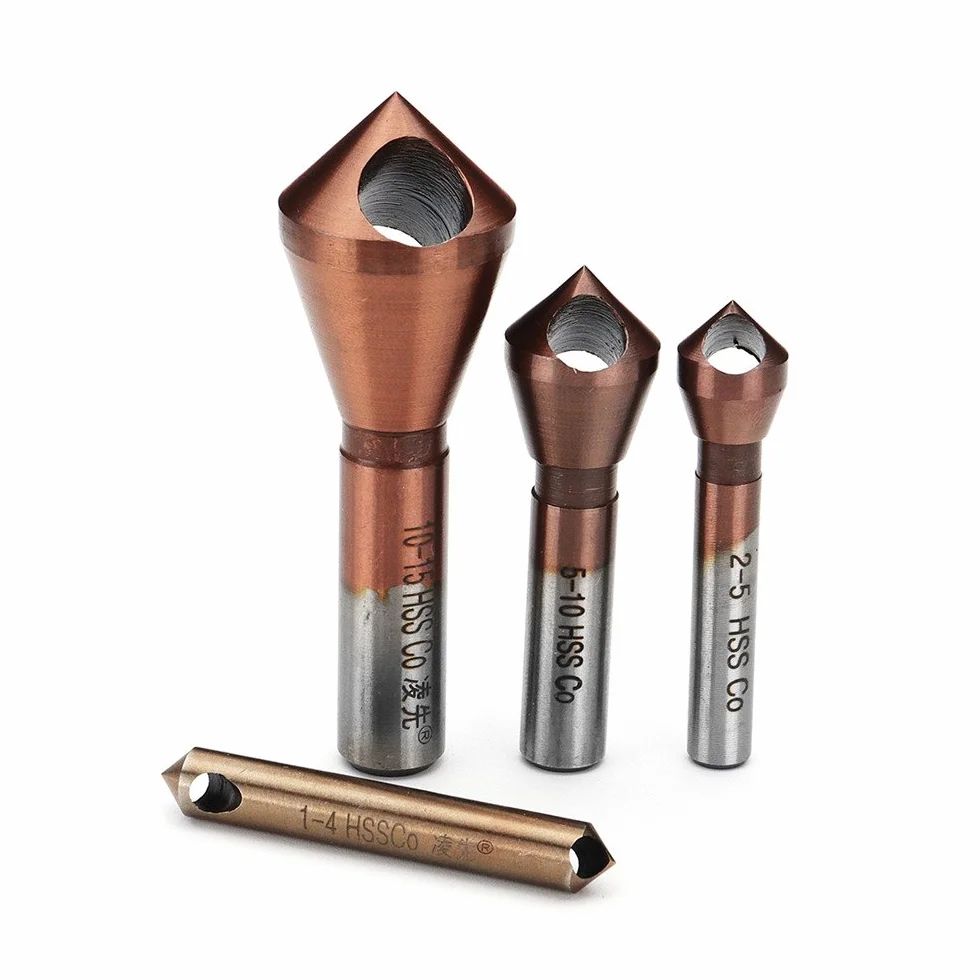 EsportsMJJ M35 Cobalto Svasatura Trapano Bit 10-15Mm Sbavatura Punta Smussatura