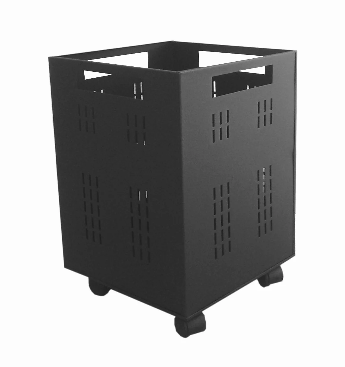 Cassetta portalegna con ruote (Grande) Misure cm 49 x 49 x 71 h - per 80 kg di legna circa