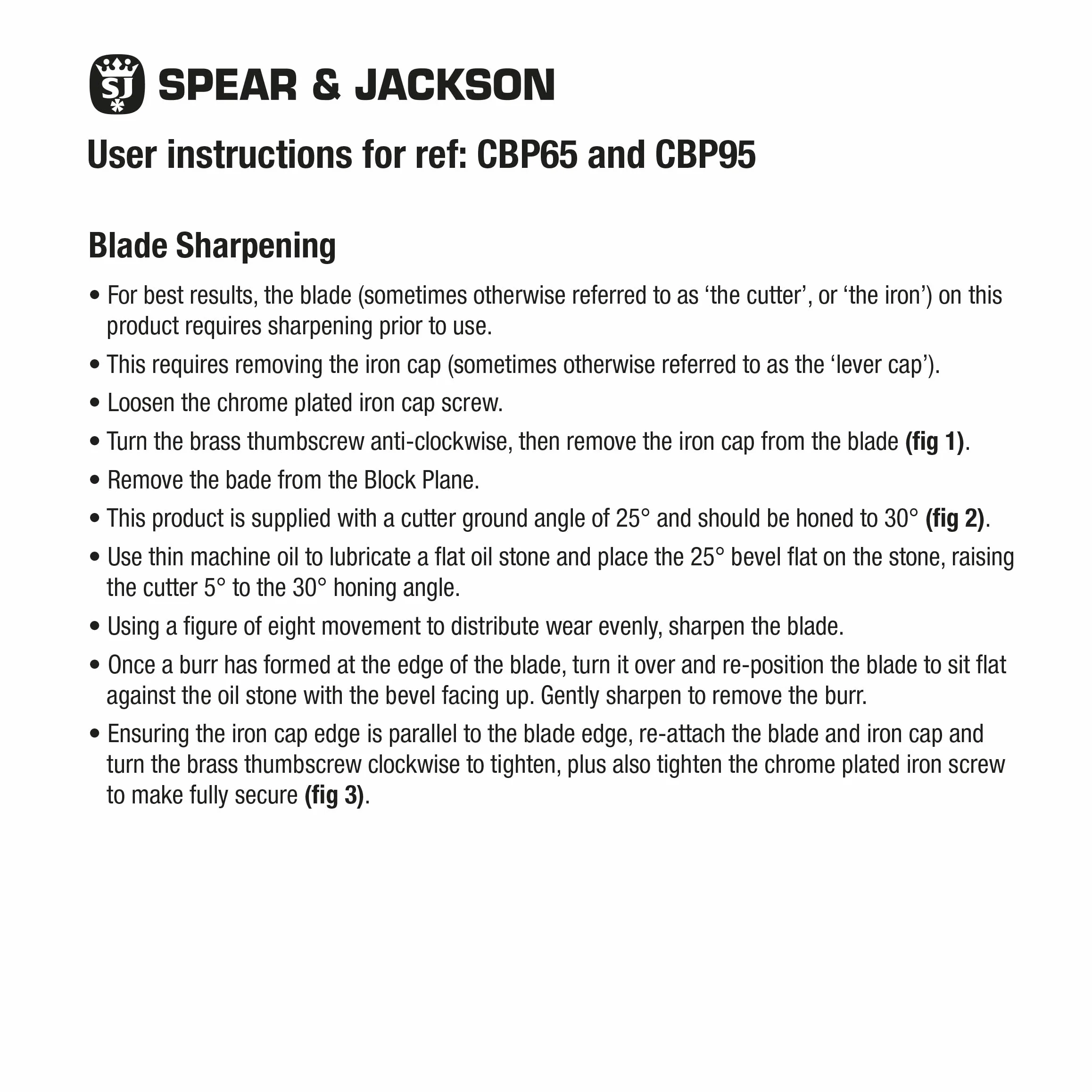 Spear & Jackson CBP95 Pialla a coda di rondine da 9 1/2