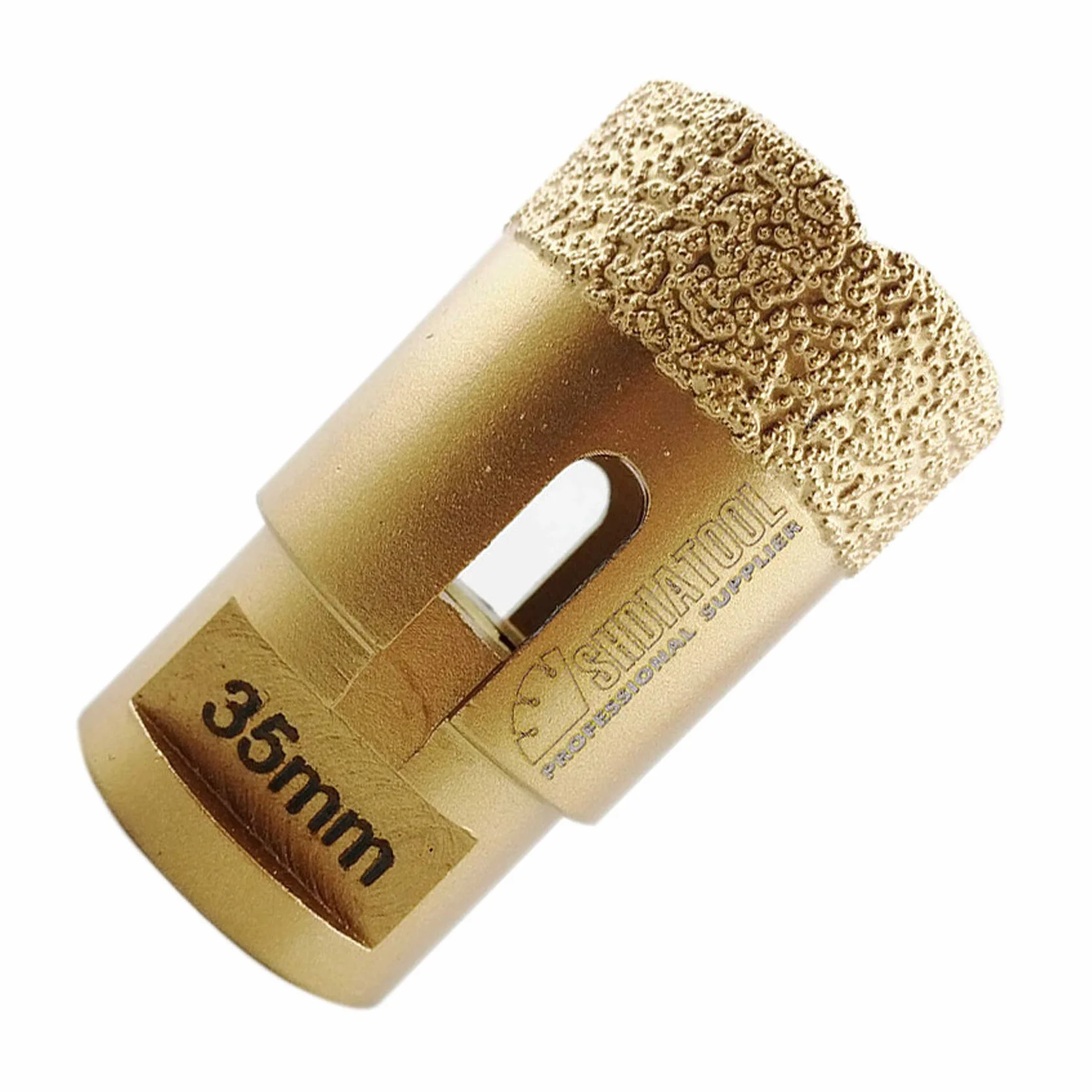 SHDIATOOL Punta per Trapano Diamantata 35mm M14 Vacuum Brasato per Porcellana Granito Marmo