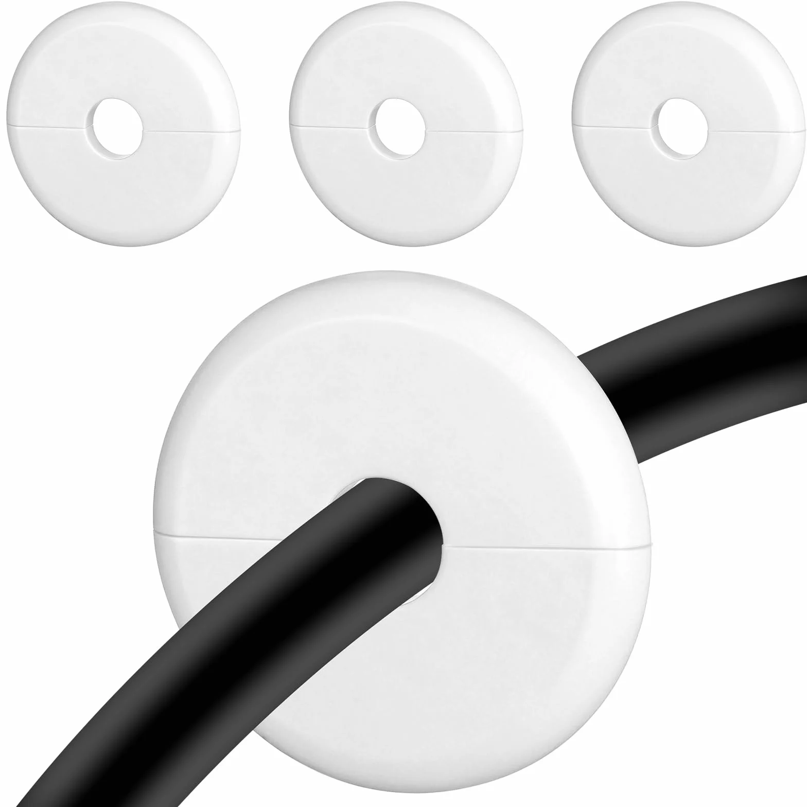 Passacavo da parete Starlink 1,57" con adattatore Ethernet, bianco