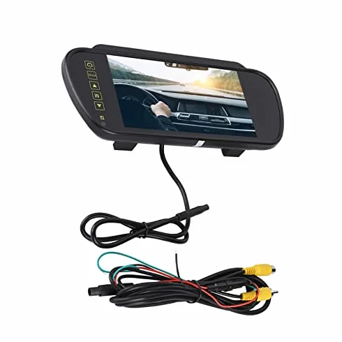 Specchietto Retrovisore con Display LCD da 7 Pollici per la Telecamera di Backup