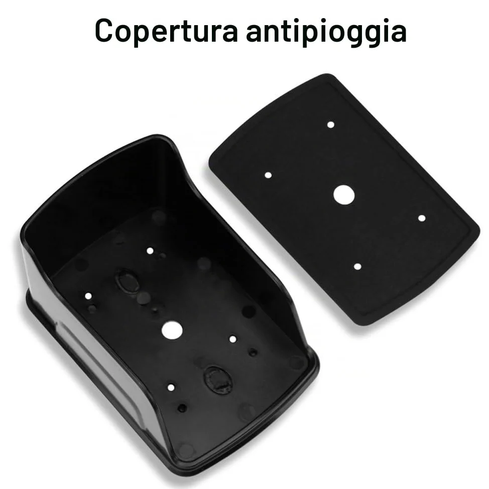 LIBO Controller Tastiera di Controllo Accessi per Sistema di Ingresso Porta Singola, Compreso 10pcs 125KHz RFID Portachiavi con Copertura Antipioggia