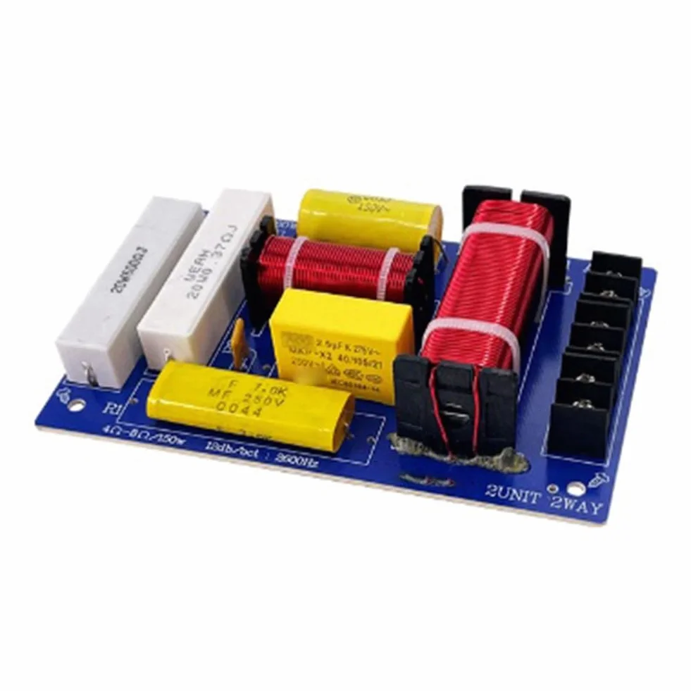 1 PCS 350W Altoparlante Audio A 2 Vie Crossover 3200Hz Divisore Ad Alta e Bassa Frequenza HiFi Filtro Crossover Ad Alta fedeltà