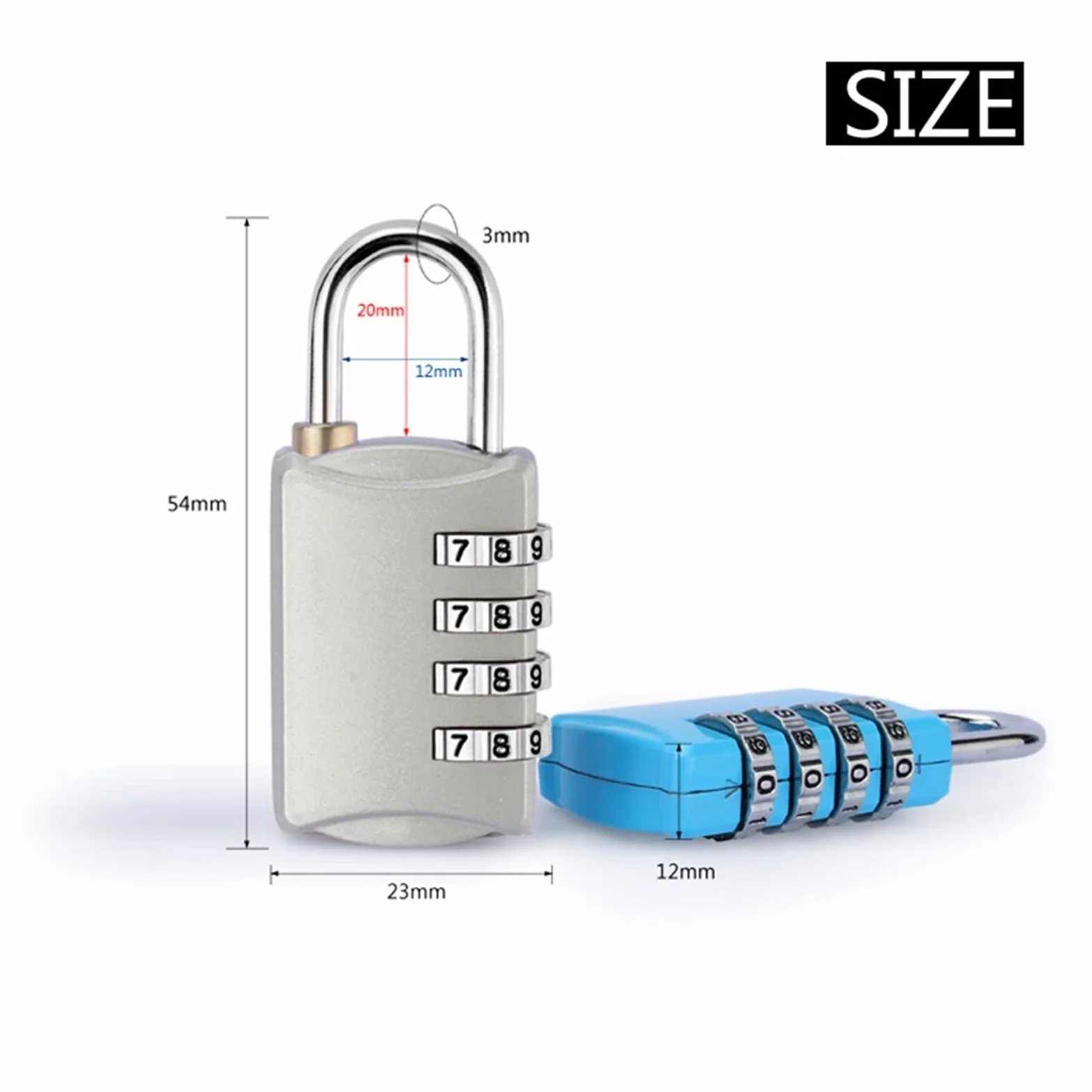 Lucchetti a combinazione， Lucchetti per valigie Lucchetto di sicurezza for valigia, bagaglio, codice in metallo, password, lucchetto(Parent,Red Me19851005)