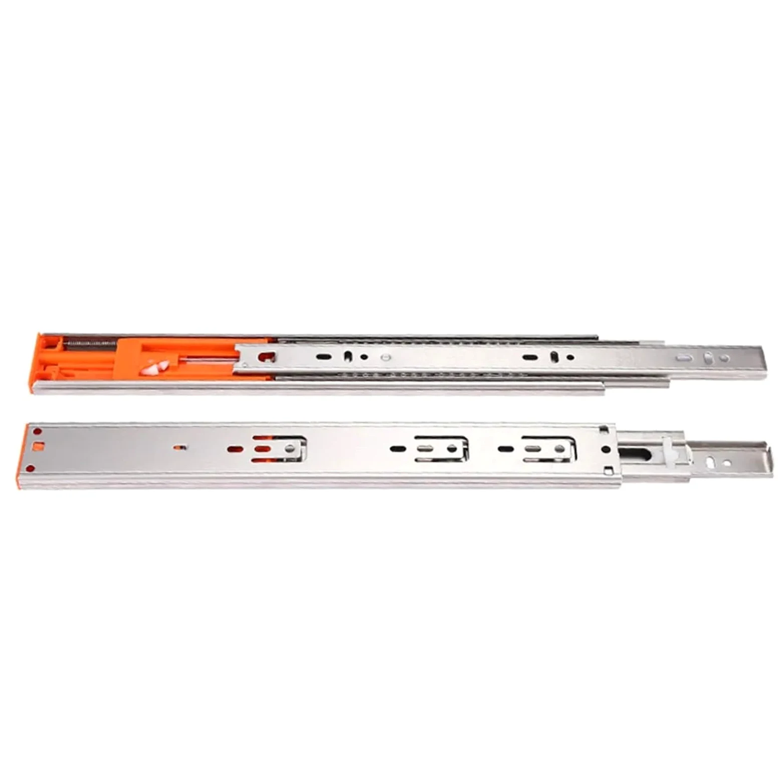 Guide Per Cassetti Stainless Steel Drawer Slide Hydraulic Damping Buffer Sliding Bearing Silent Cabinet Track Furniture Hardware per cassetto(450)