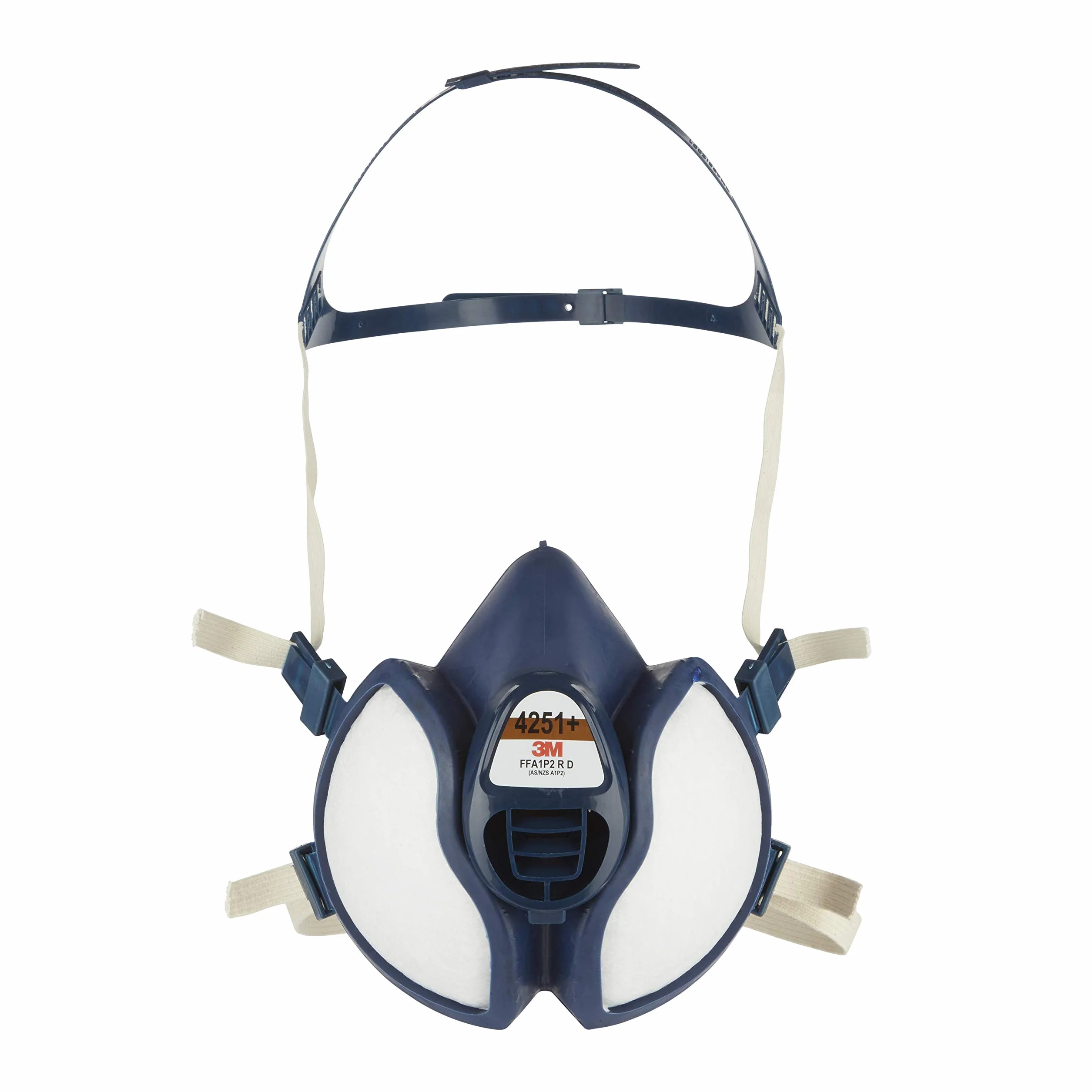 3M Semimaschera Senza Manutenzione 4251 plus Filtri FFA1P2 R D Bianco 1 Unità