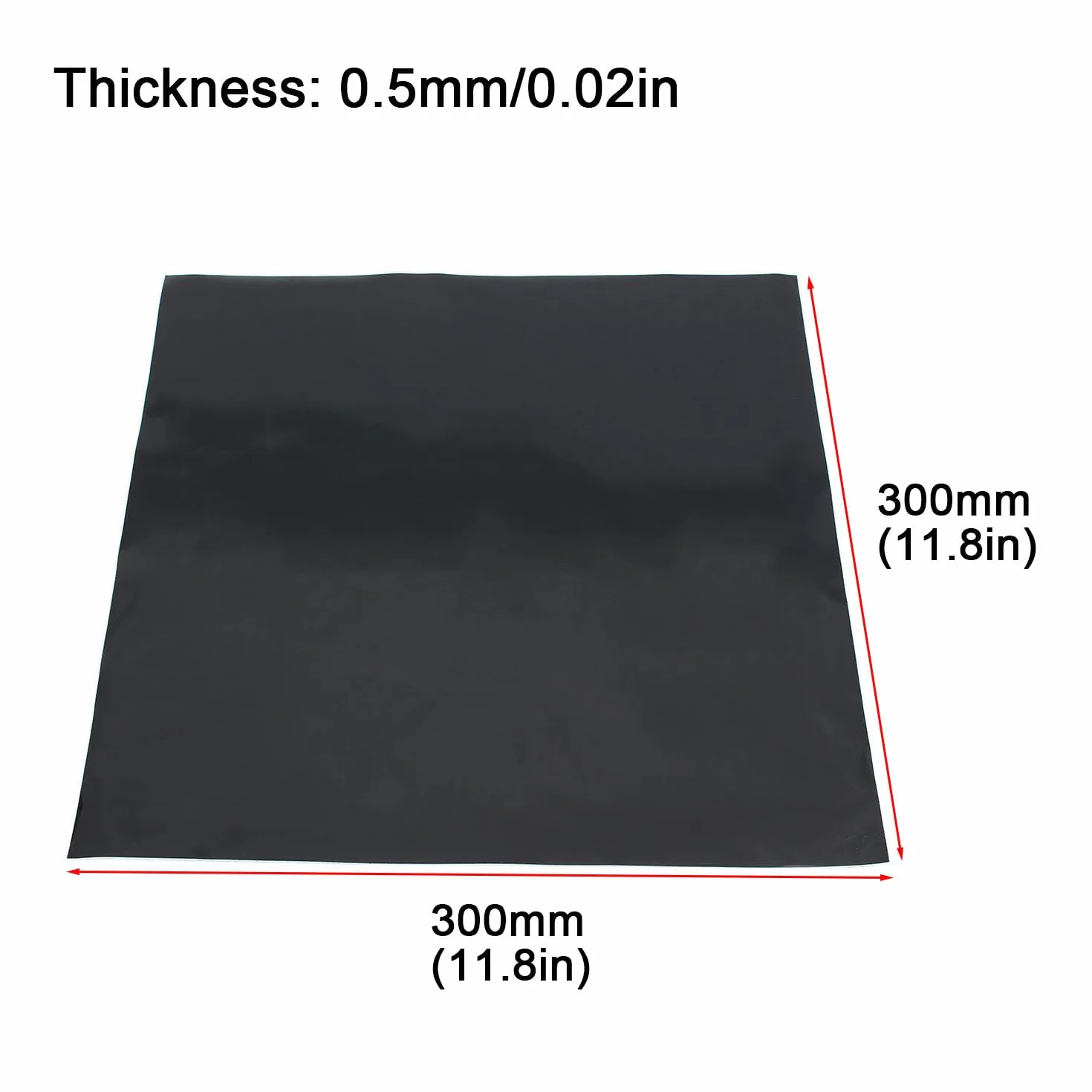 SKYPRO Tappetino antiscivolo silicone 0,5 x 300 x 300 mm autoadesivo alta temperatura protezione pavimenti