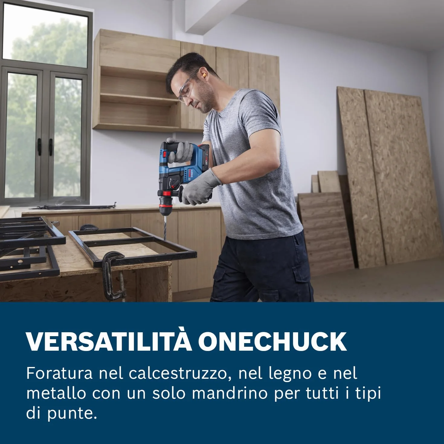 Bosch Professional GBH 18V-18 X Martello perforatore a batteria 18V 2.0Ah