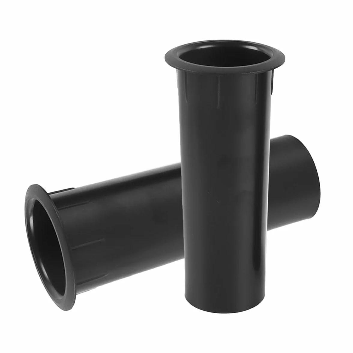 Riven 2 altoparlanti Air Port, 50 x 142 mm, tubo di collegamento per amplificatori bassi, altoparlanti domestici, pezzi di ricambio fai da te (nero)