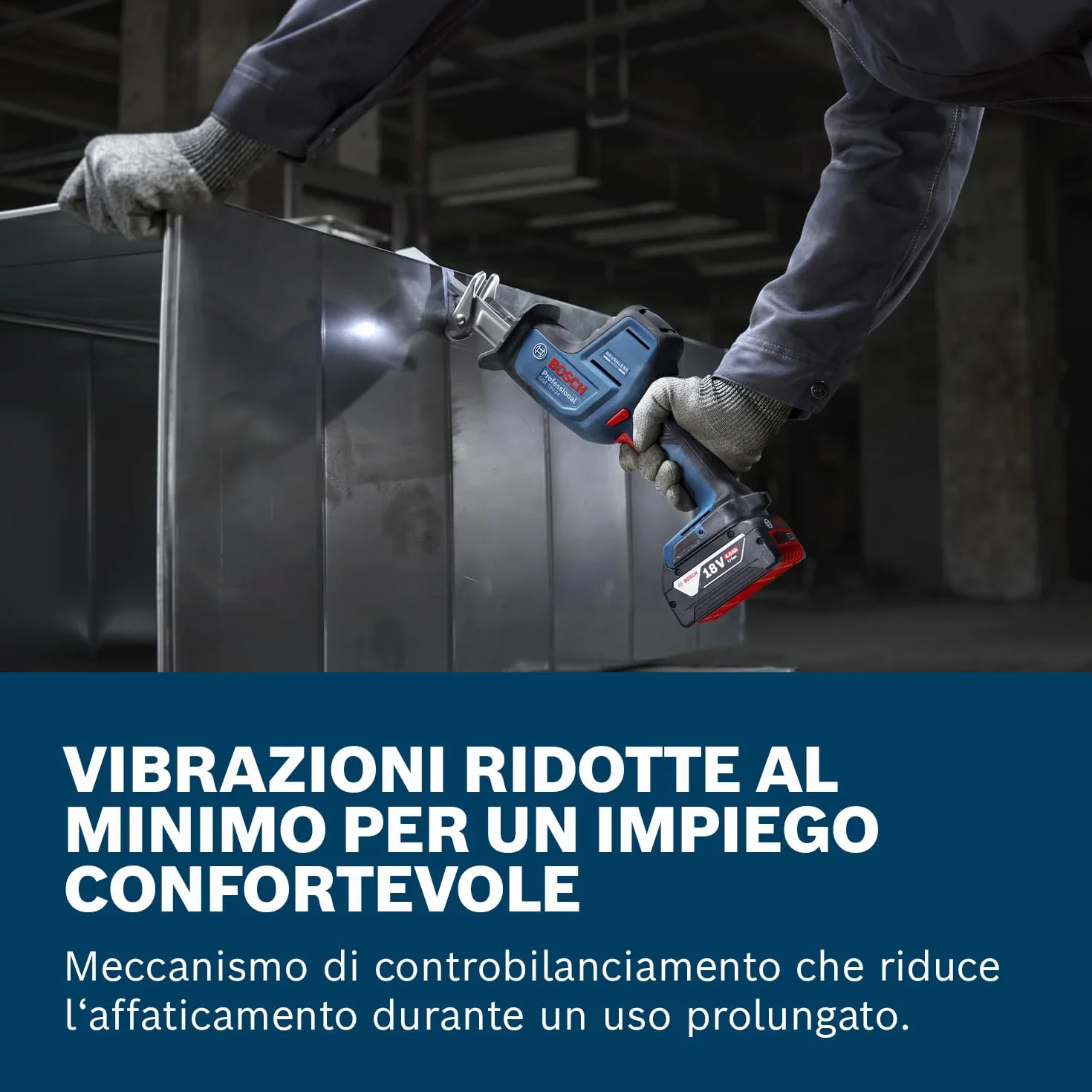 Bosch Professional 18V System Sega universale a batteria GSA 18V-24 (incl. S922EF, S2345X, kit di aggancio su scala, L-BOXX senza batteria/caricabatteria)