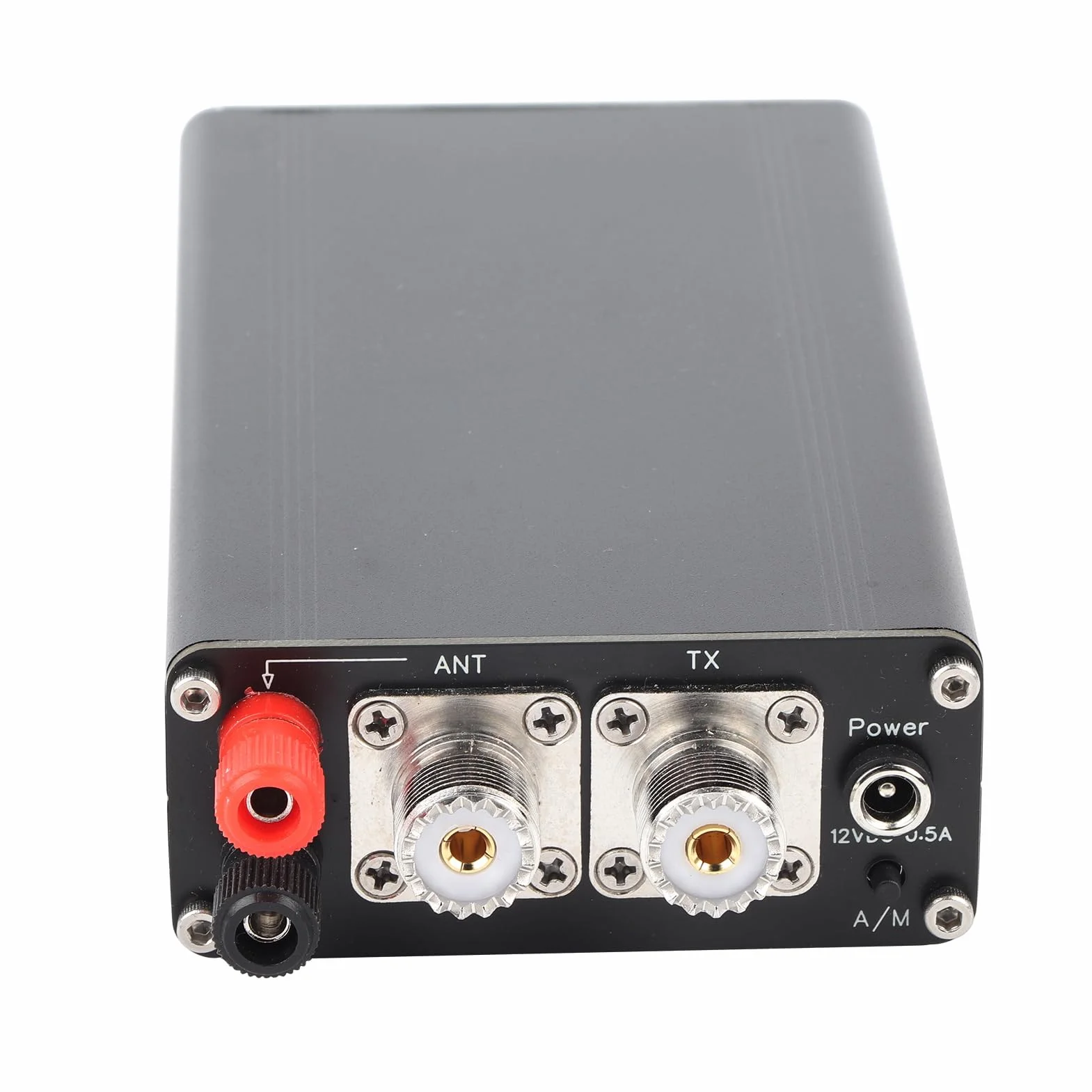 LiebeWH Sintonizzatore Antenna Automatico Tester in Lega di Alluminio Tester Sintonizzatore Antenna Tipo C 1.8-30 Mhz HY100 HAM 10-15 V CC