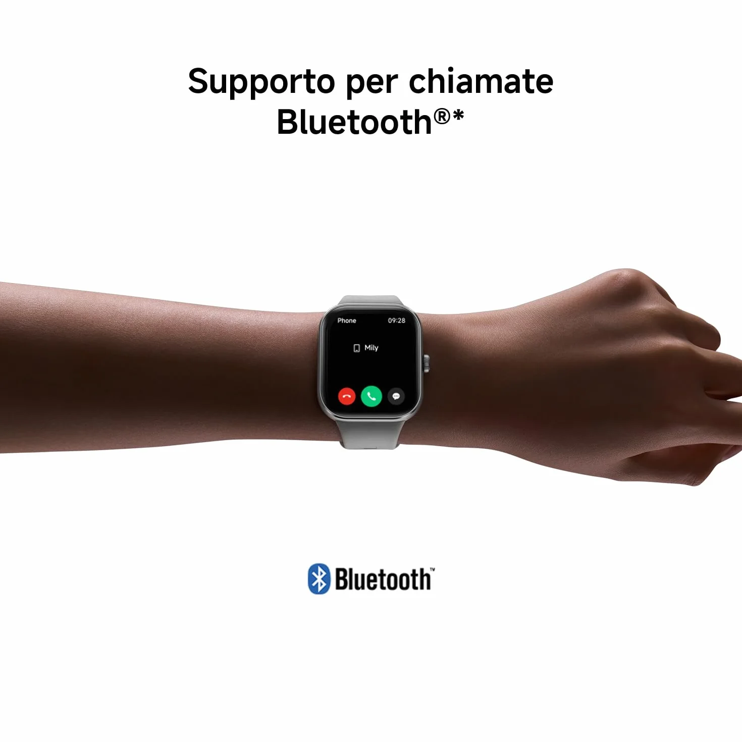 XIAOMI Redmi Watch 5, Smartwatch con display AMOLED 2.07", Chiamate Bluetooth, Autonomia 24 giorni, Resistenza Acqua 5 ATM, Monitoraggio Frequenza Cardiaca e SpO2, Sistema GNSS integrato, Nero