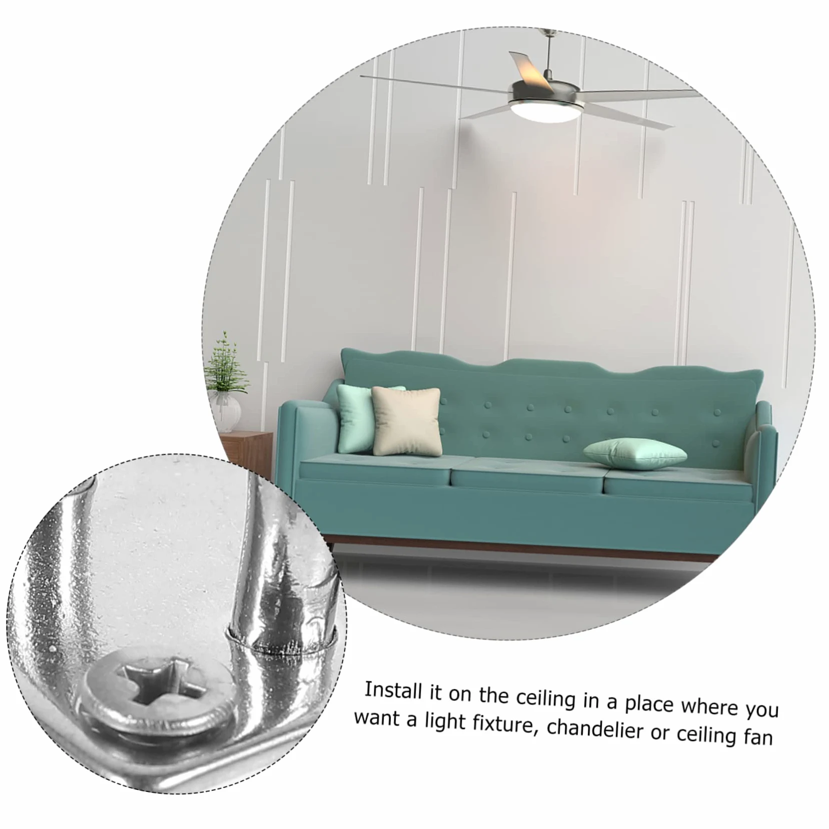 Alipis 3 Set Appendiabiti Da Soffitto Multiuso Dovere Sospeso Gancio A Soffitto Gancio Portaborse Gancio Per Lampadari Gancio Da Soffitto Multiuso Ganci Da Soffitto Affidabili 4 Pezzi*3