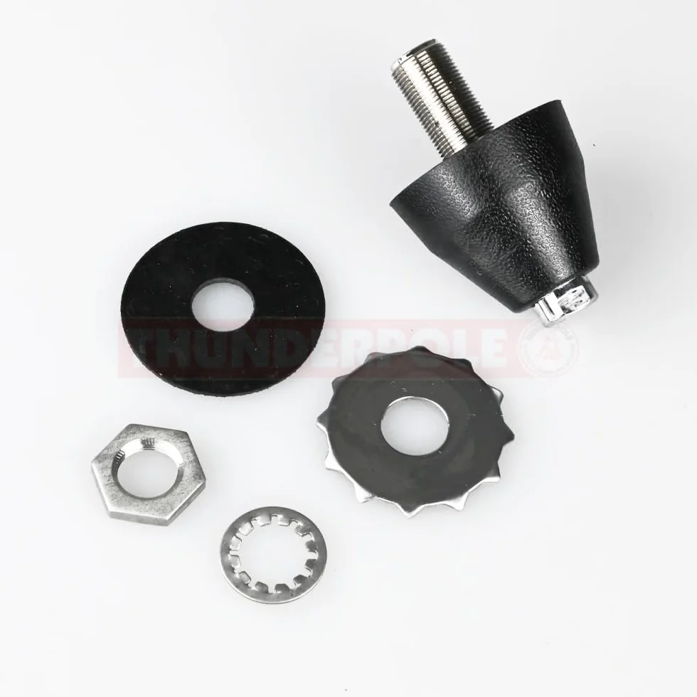 Thunderpole Supporto per antenna radio CB & Ham ad alveare resistente | Filettatura 3/8
