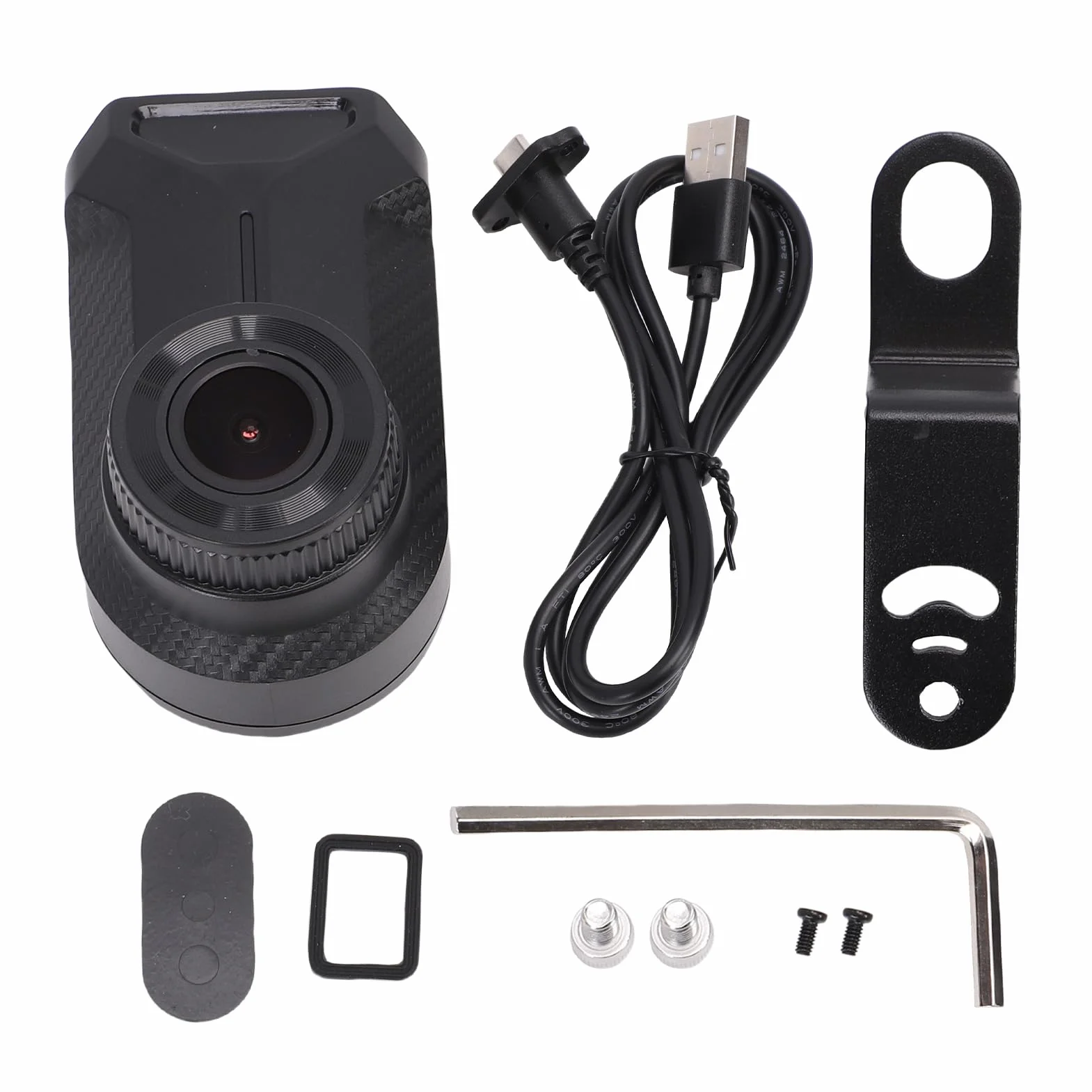 Shkalacar Dash Cam per Moto 2K, Registratore di Guida WiFi 2.4G con Registrazione in Loop e Controllo APP, Impermeabile IP66, per IOS e