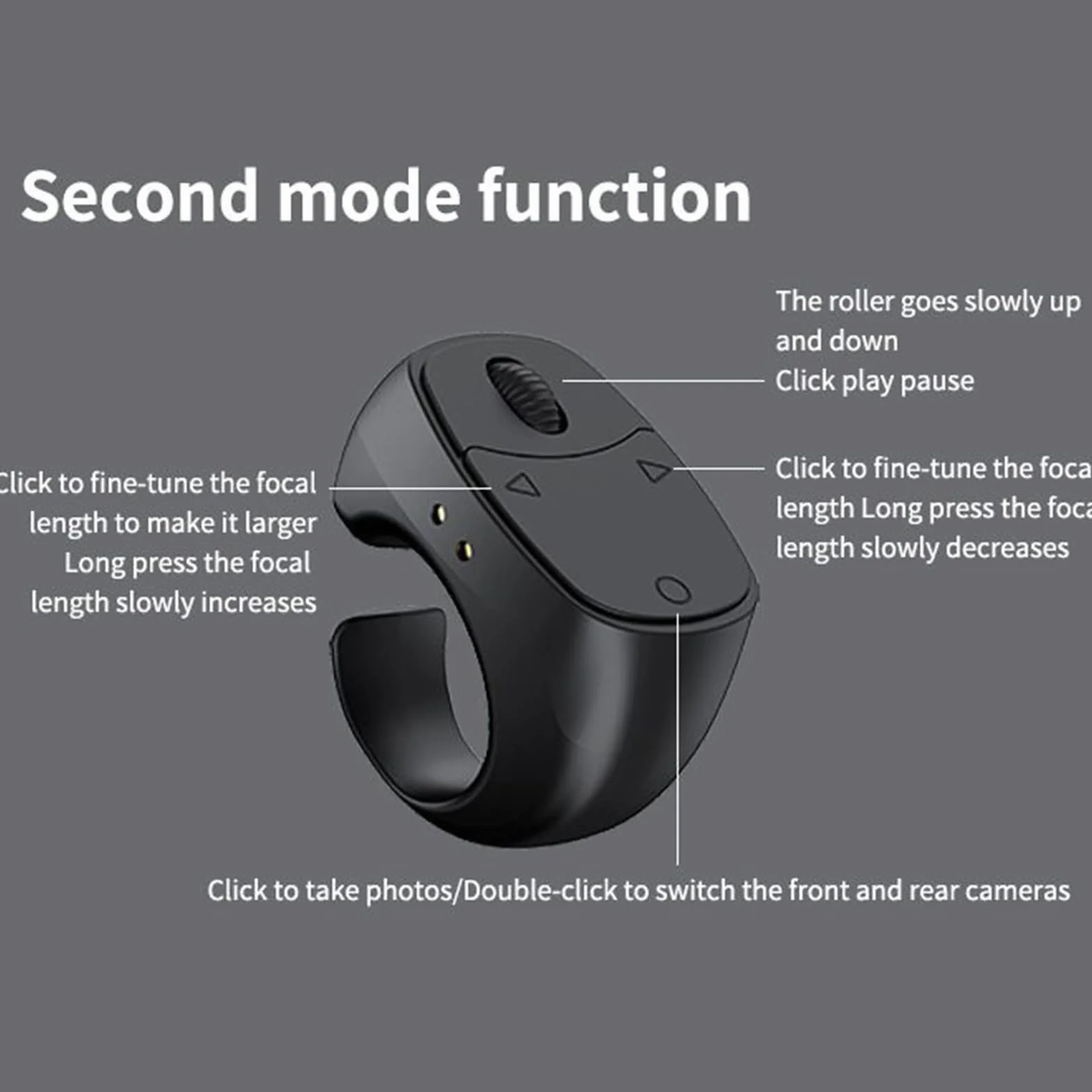 Page Turner Telecomando | Telecomando senza fili per scorrere i lati – Supporto ergonomico per lettori tablet lavoro fotocamera auto viaggio musicista ufficio camera da letto