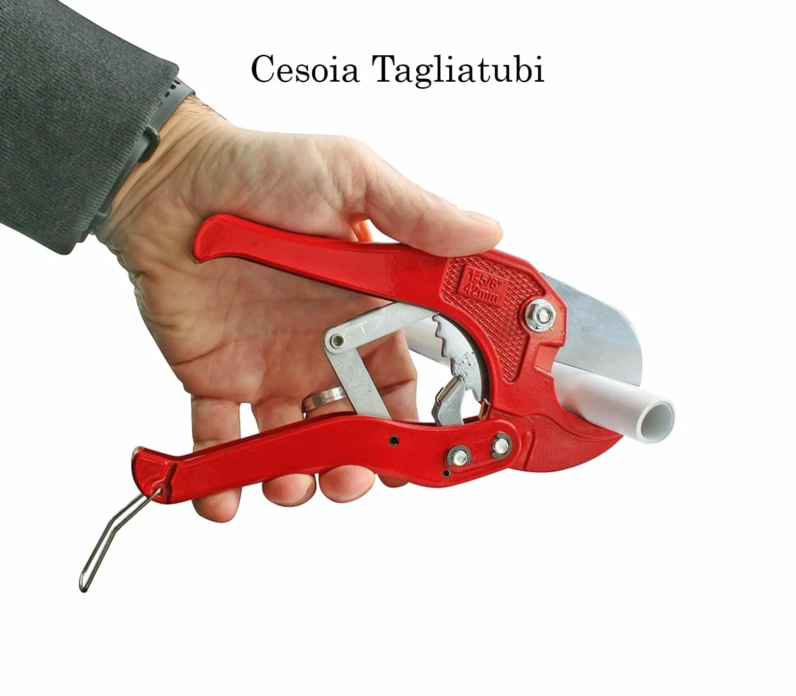 YASTA Pinza Tagliatubi Multistrato 42 mm Cesoia Taglia Tubi Plastica Set 9 Pezzi Utensili Idraulico