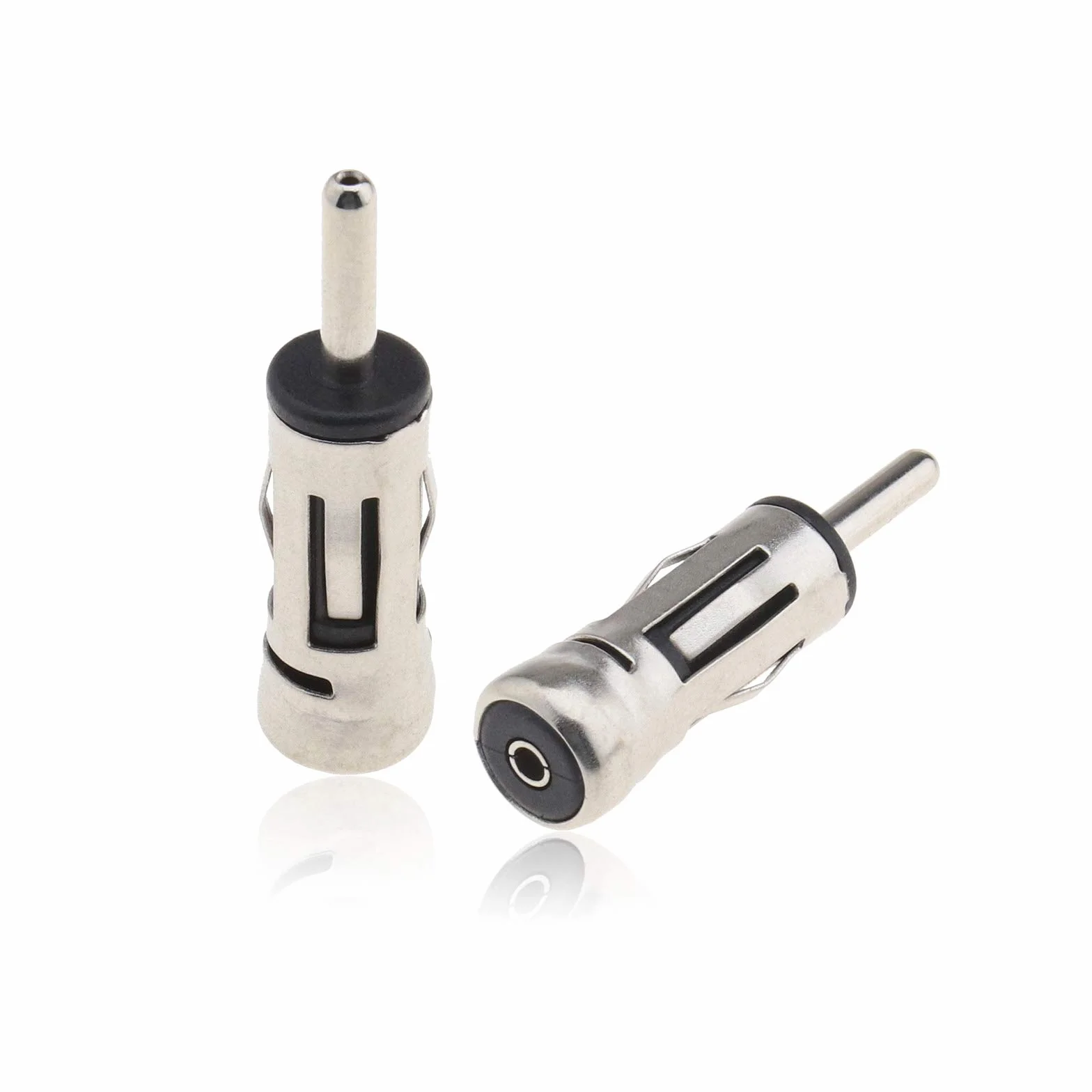 OTOTEC Connettore convertitore antenna auto DIN maschio a ISO femmina, adattatore universale per antenna radio FM, confezione da 10