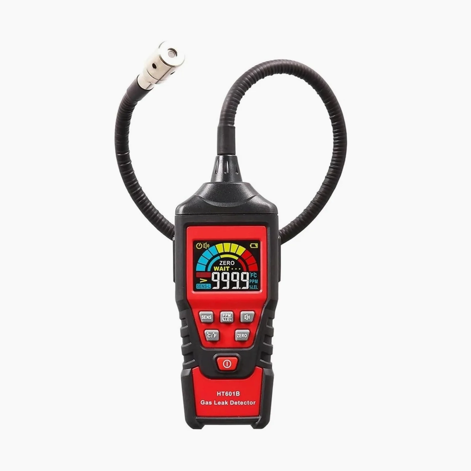monitor di co2, Rilevatore Di Gas Per Perdite HT601A HT601B 0 1000 Ppm Allarme Sonoro E Display Metano Naturale Infiammabile Per Lavoro Casa per casa, ufficio, auto(Ht601b)