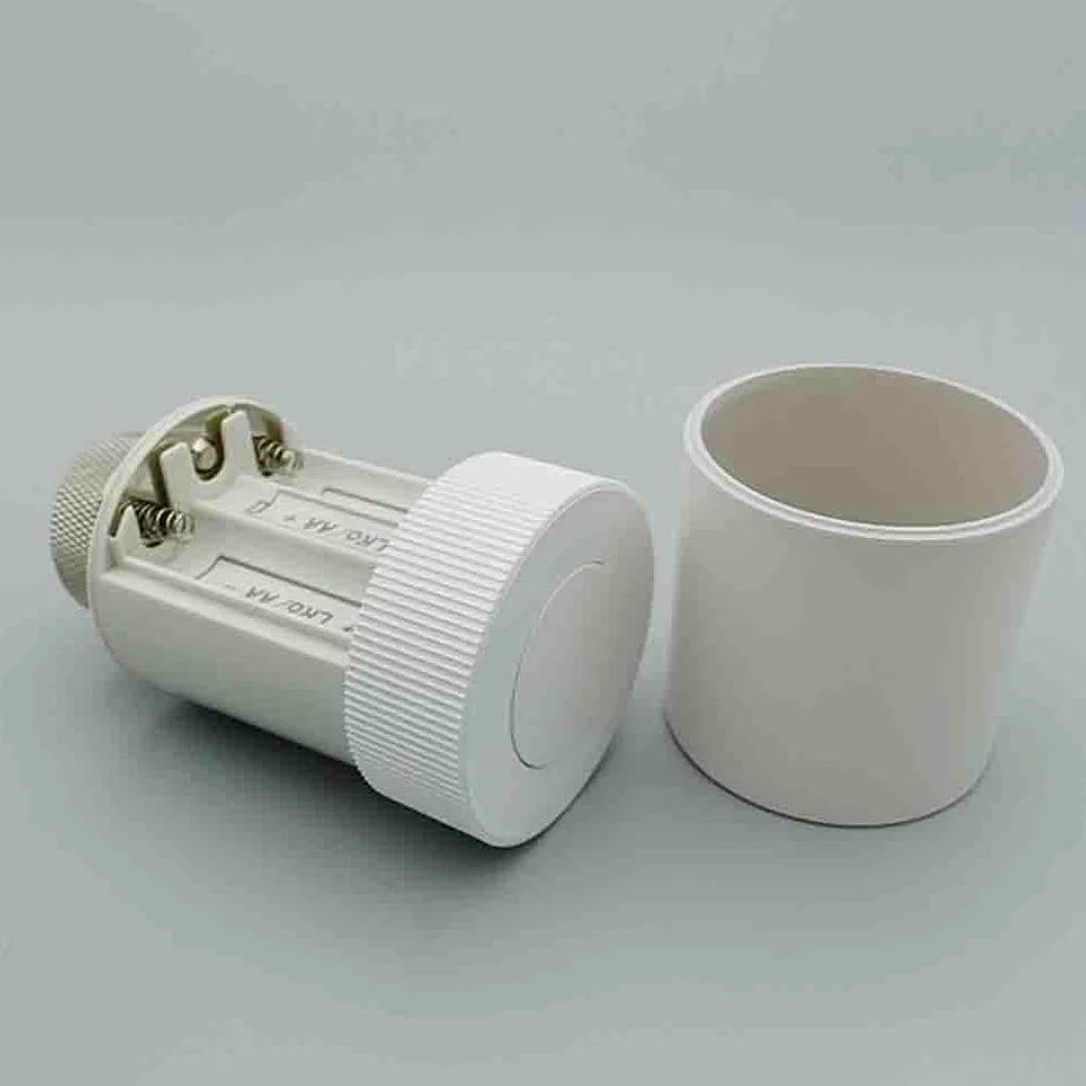 Valvola termostatica intelligente per radiatore zigbee con display a LED, TRV programmabile per riscaldamento a risparmio energetico, controllo remoto della temperatura tramite app tuya, M30 x 1,5