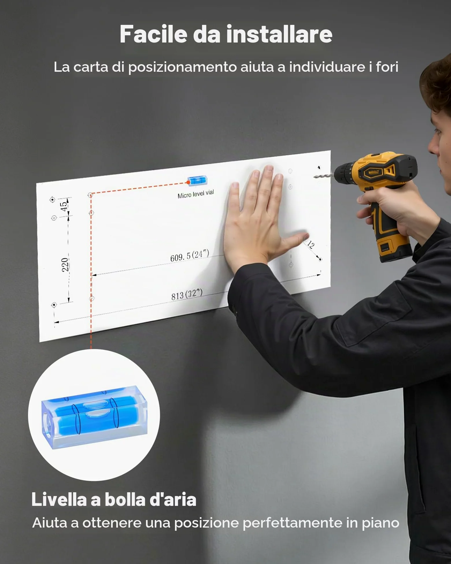 VEVOR Scaffale da Parete per Garage Officina 2 pezzi 122x61,5x30,5 cm, Scaffale Portaoggetti da Muro per Officina Lavanderia con Ganci Carico Singolo 118 kg, Griglia Portaoggetti da Parete, Nero